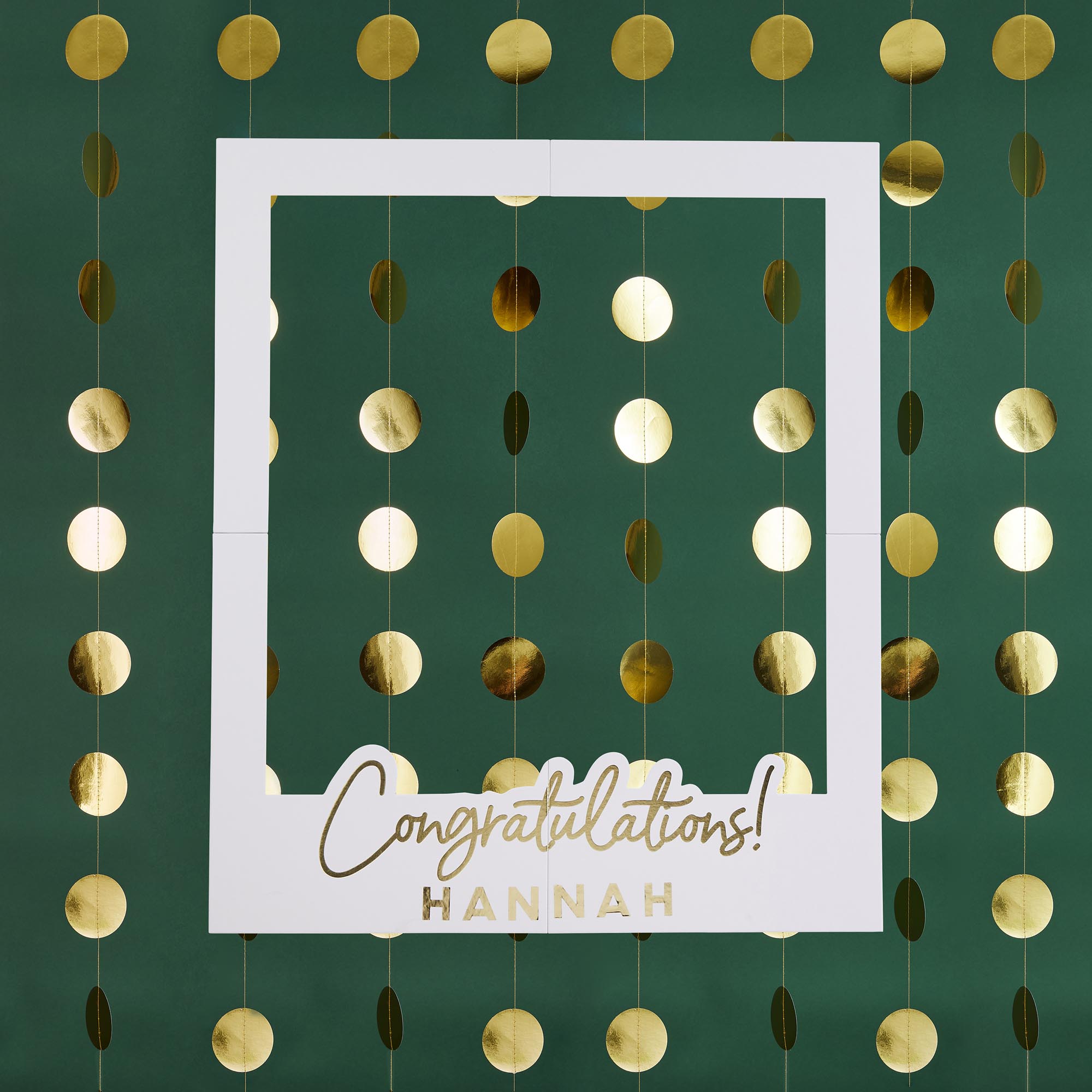 Congratulations Customisable Photo Frame & Sticker Sheet