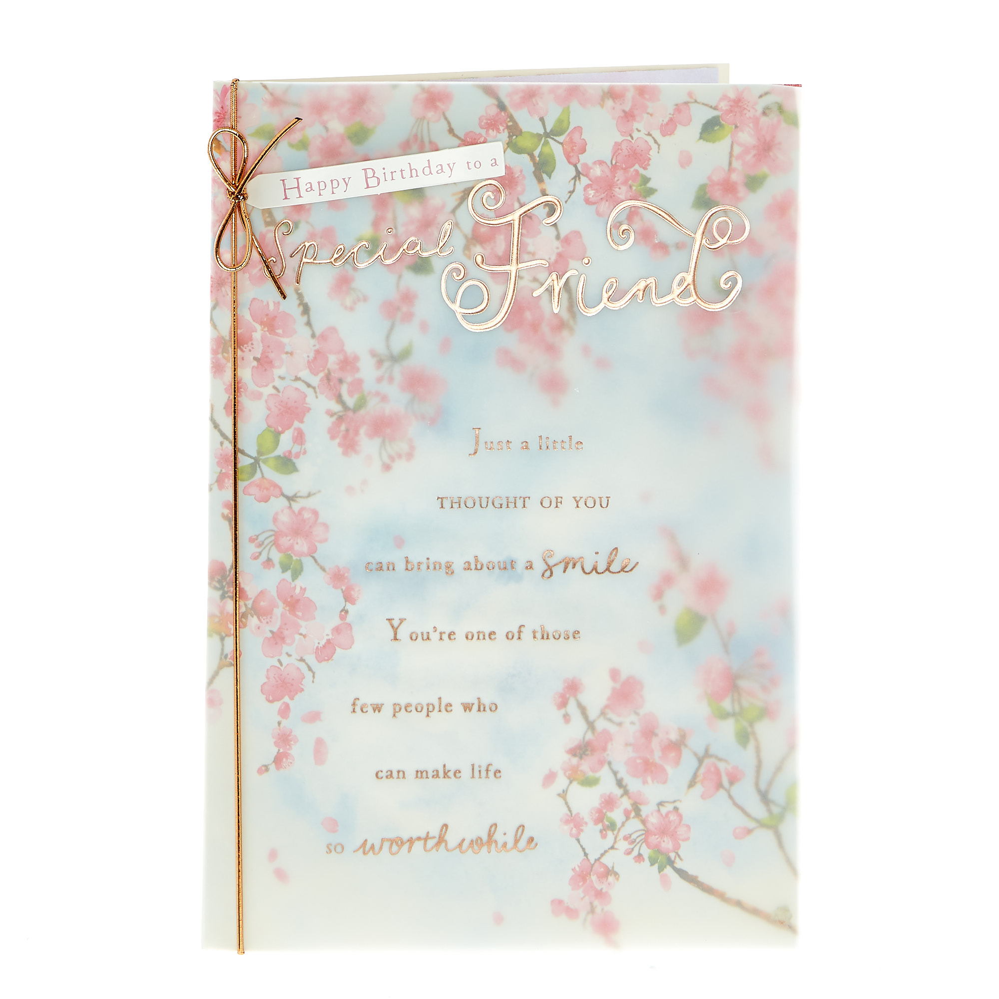 Birthday Card - Special Friend Cherry Blossom