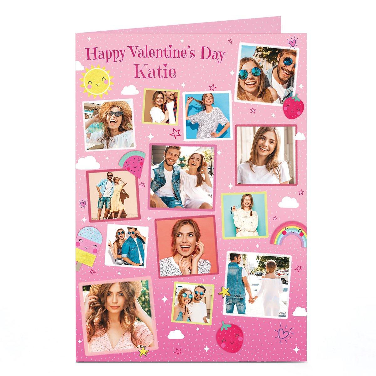 A4 Photo Valentine's Day Card - Summer Days