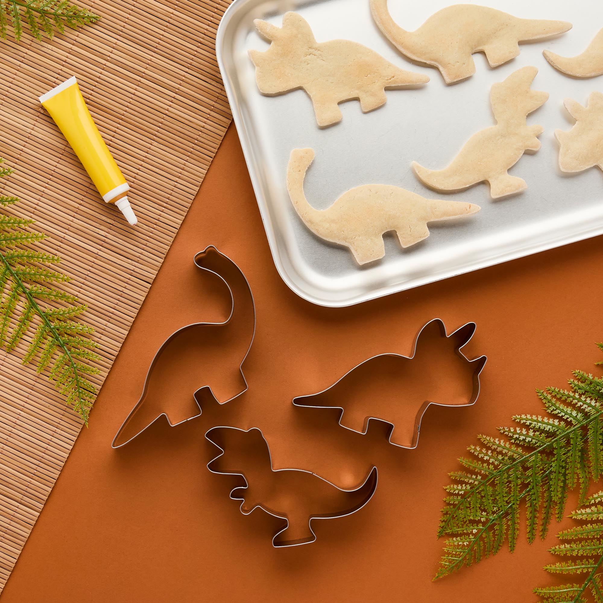 Dinosaur Cookie Cutters - Pack of 3