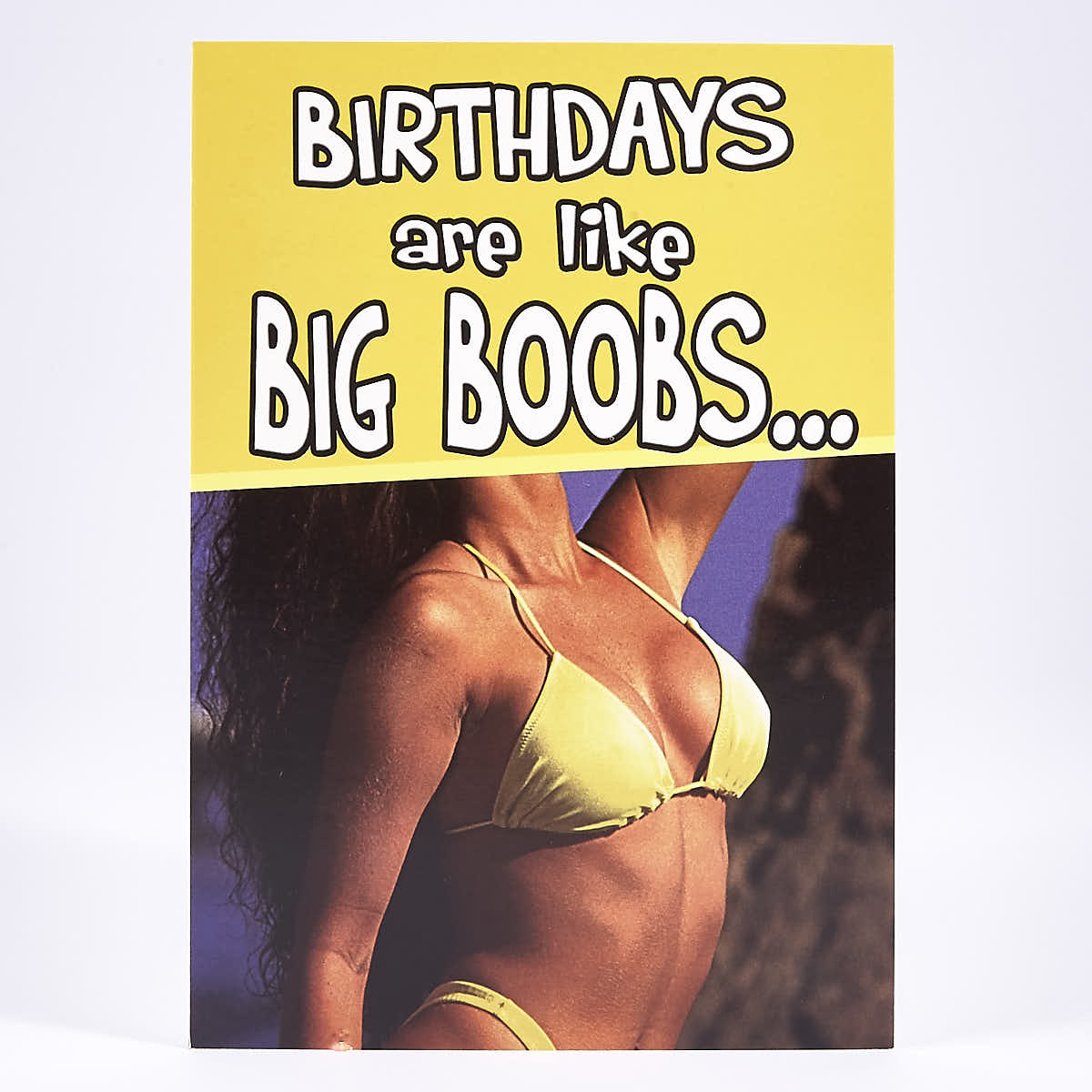 Funny Birthday Card Birthday Card With Boobs Happy My Xxx Hot Girl 