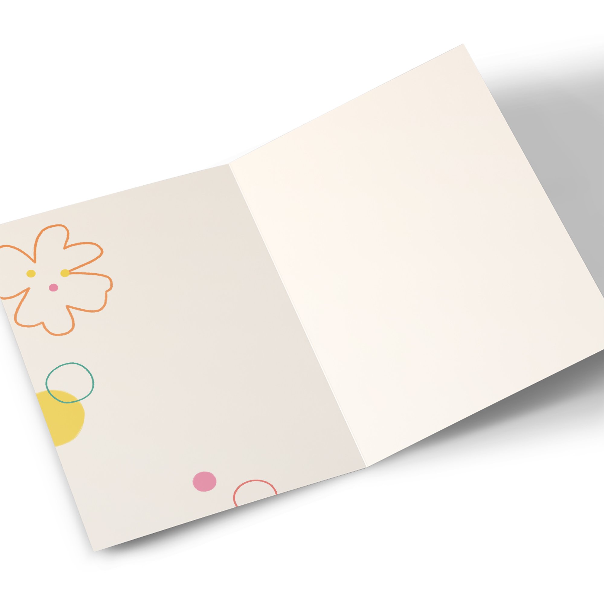 Personalised Birthday Card - Modern Pink Floral - Cousin