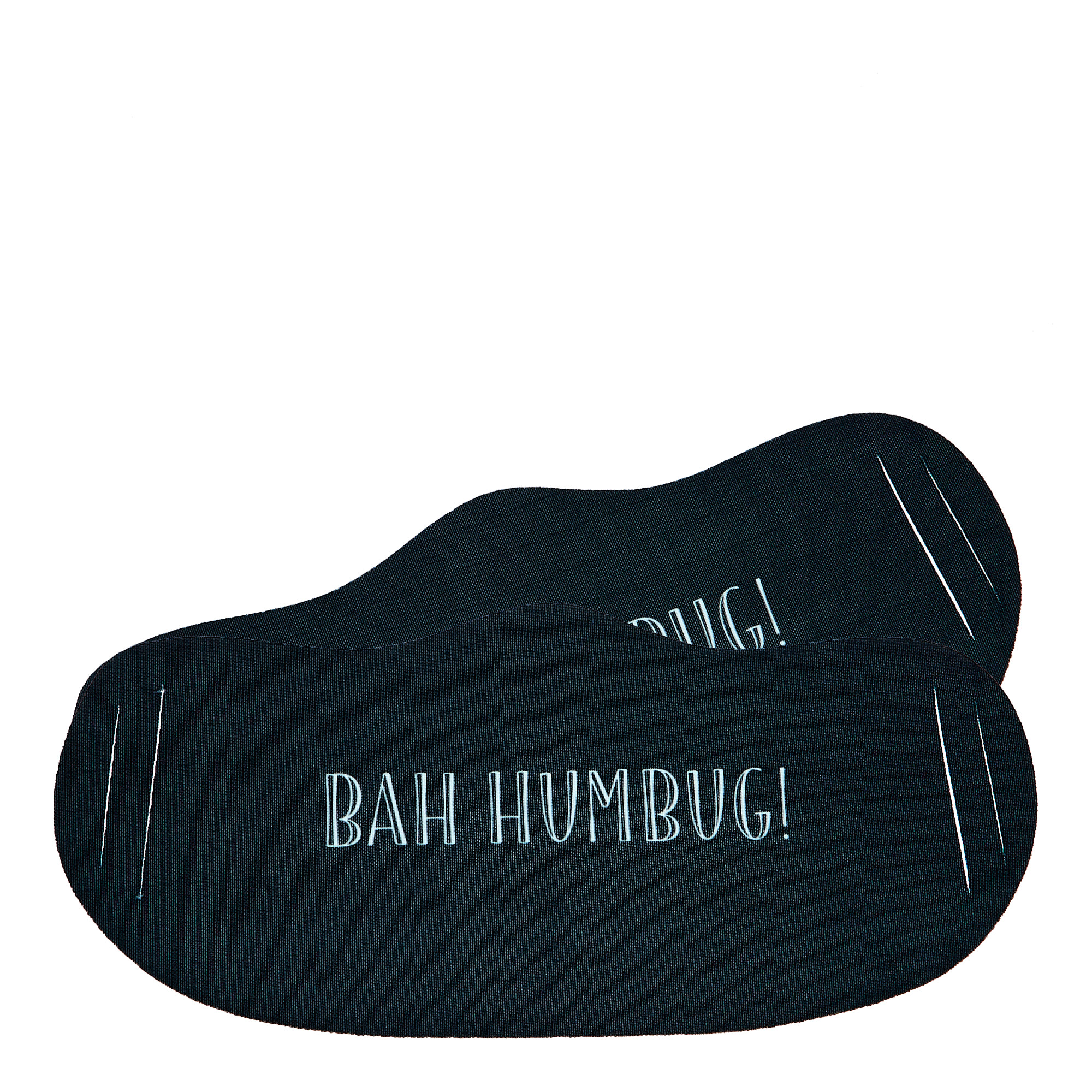 Washable Bah Humbug Face Coverings - Pack Of 2