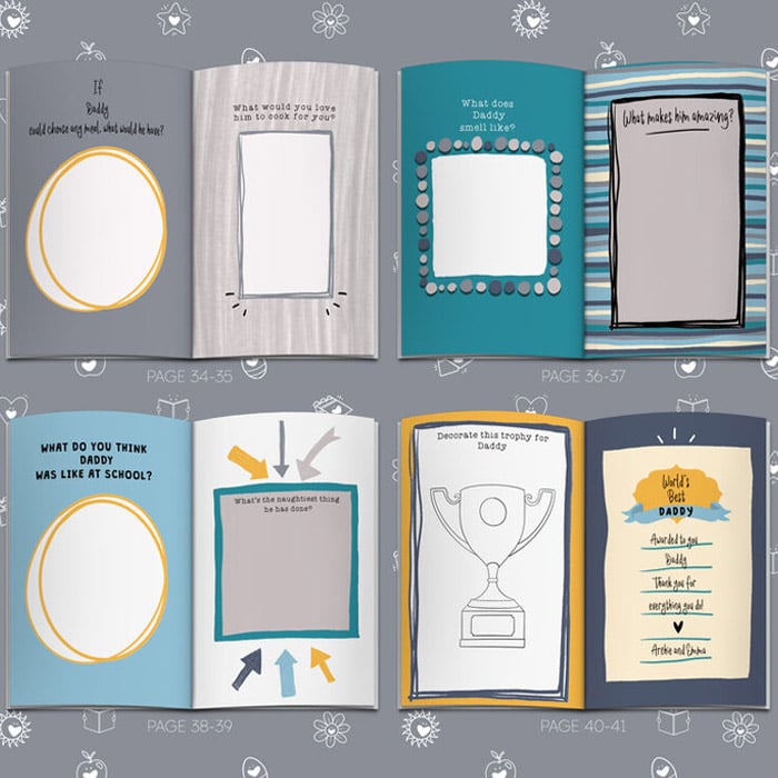 Personalised Fill In With Your Words Book About Daddy