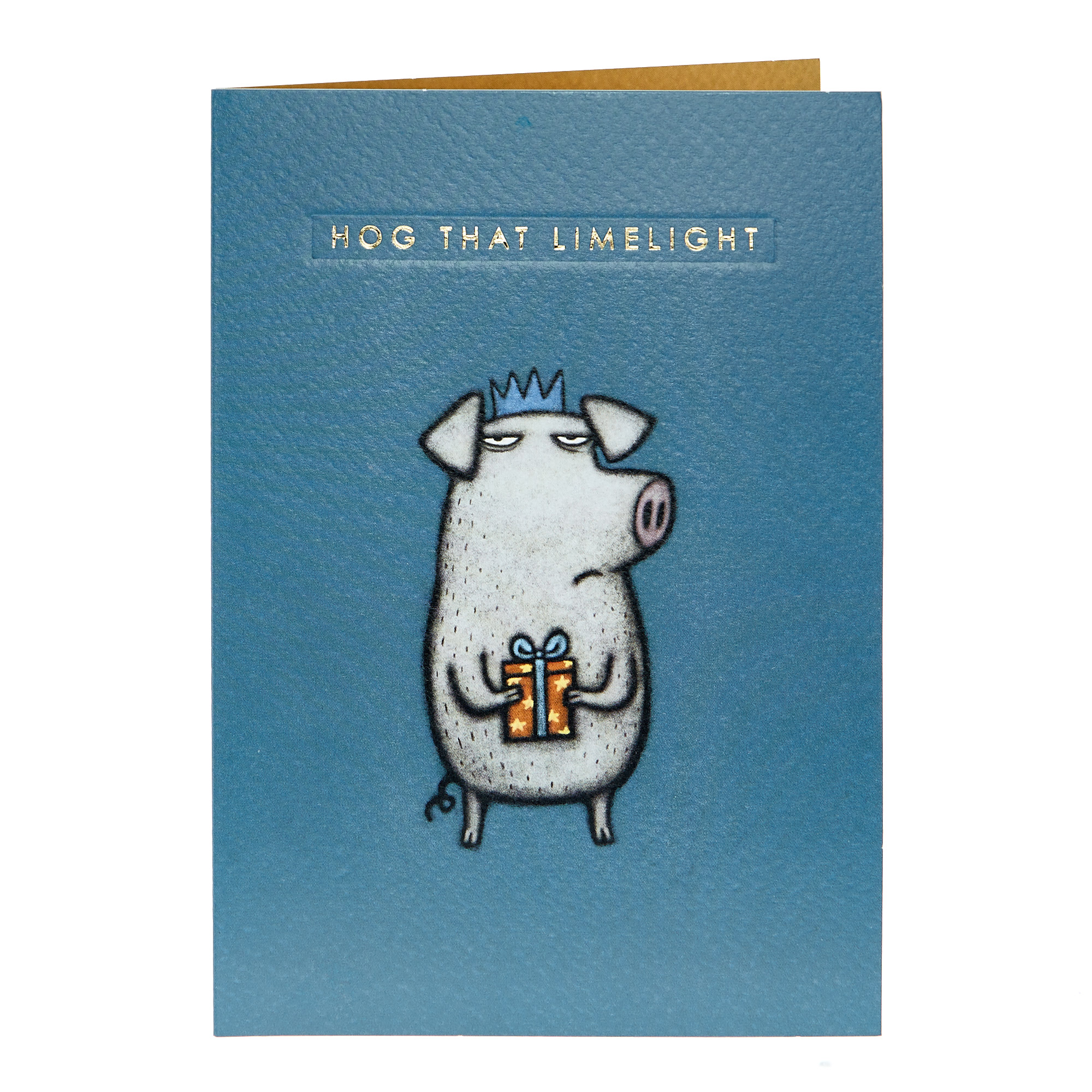 Birthday Card - Hog That Limelight