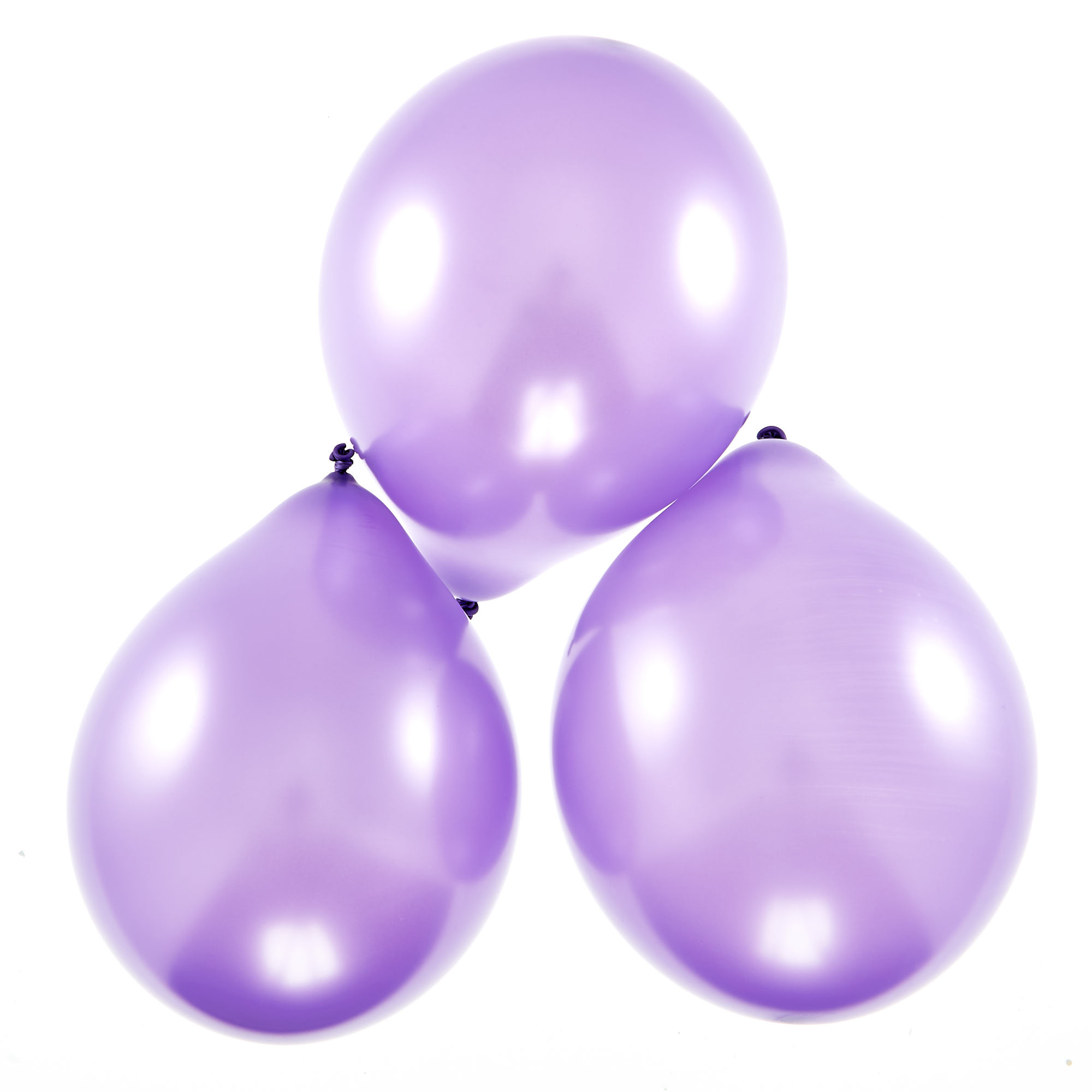 Lavender Latex Air Fill Only Balloons - Pack of 10