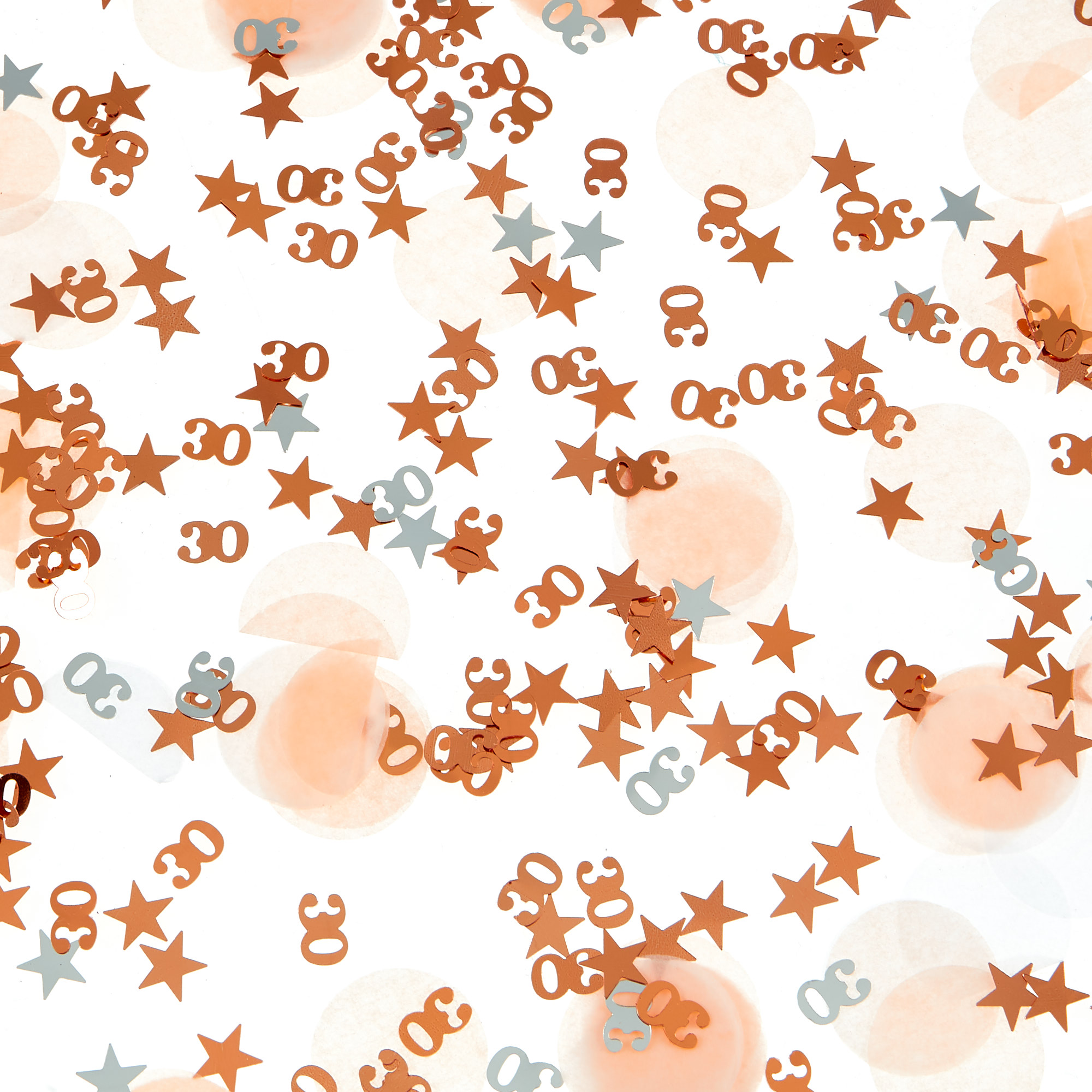 Rose Gold 30th Birthday Foiletti