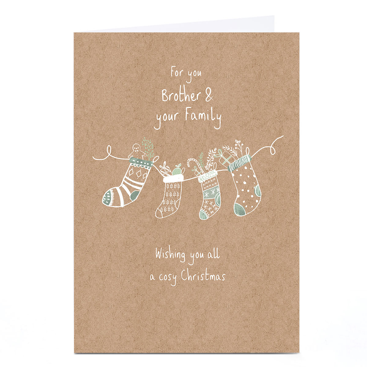 Christmas Card - Brother & Your Family