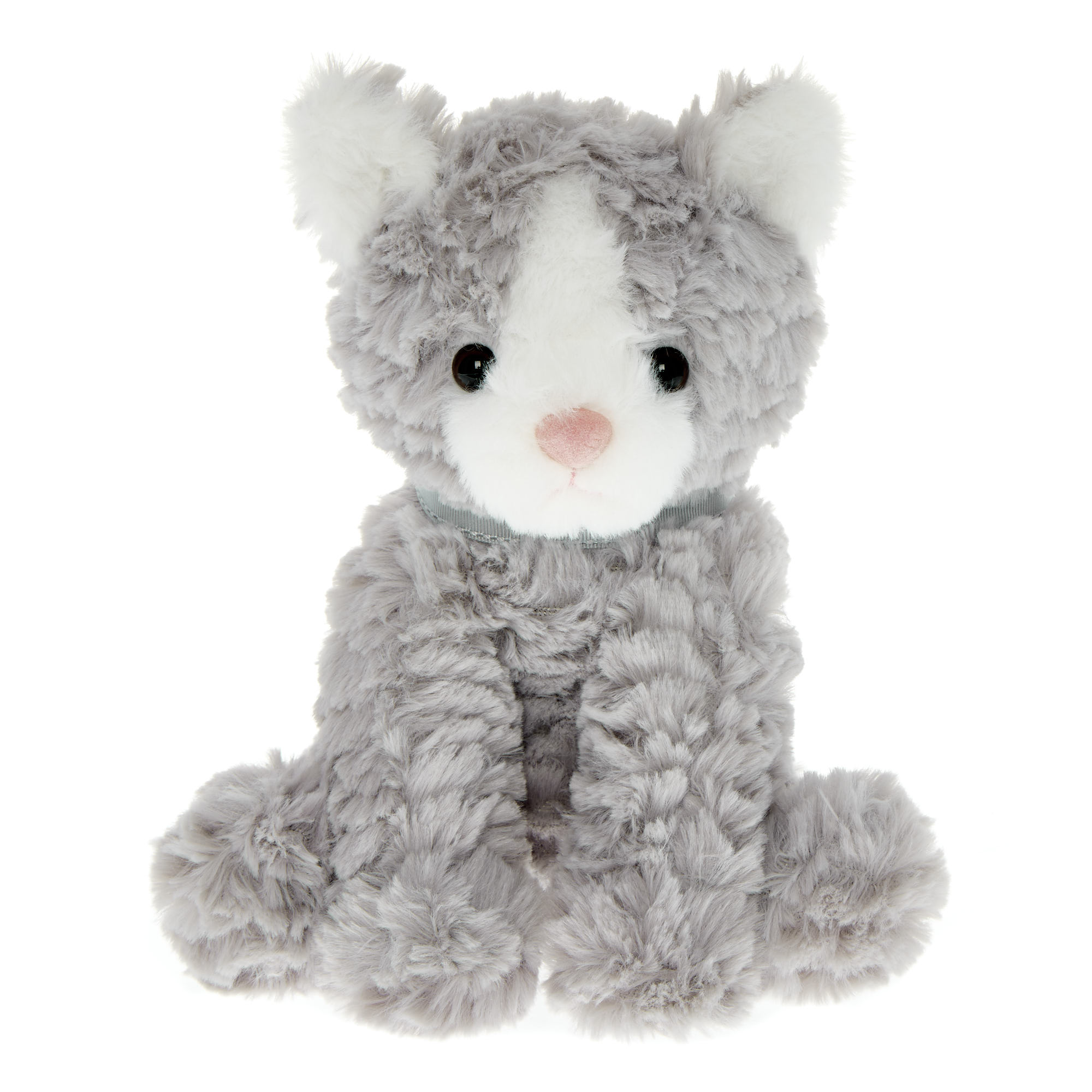 Small Grey Kitten Soft Toy