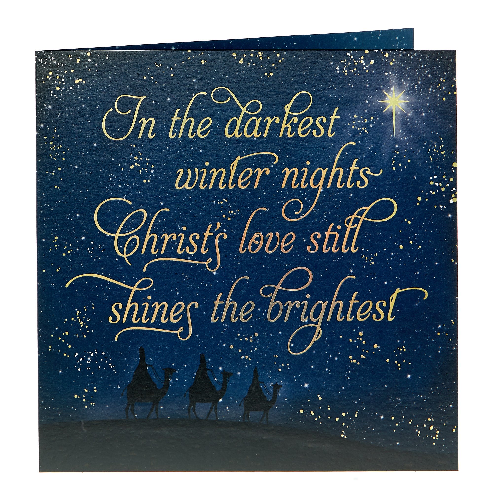 Platinum Collection Christmas Card - Christ's Love Shines