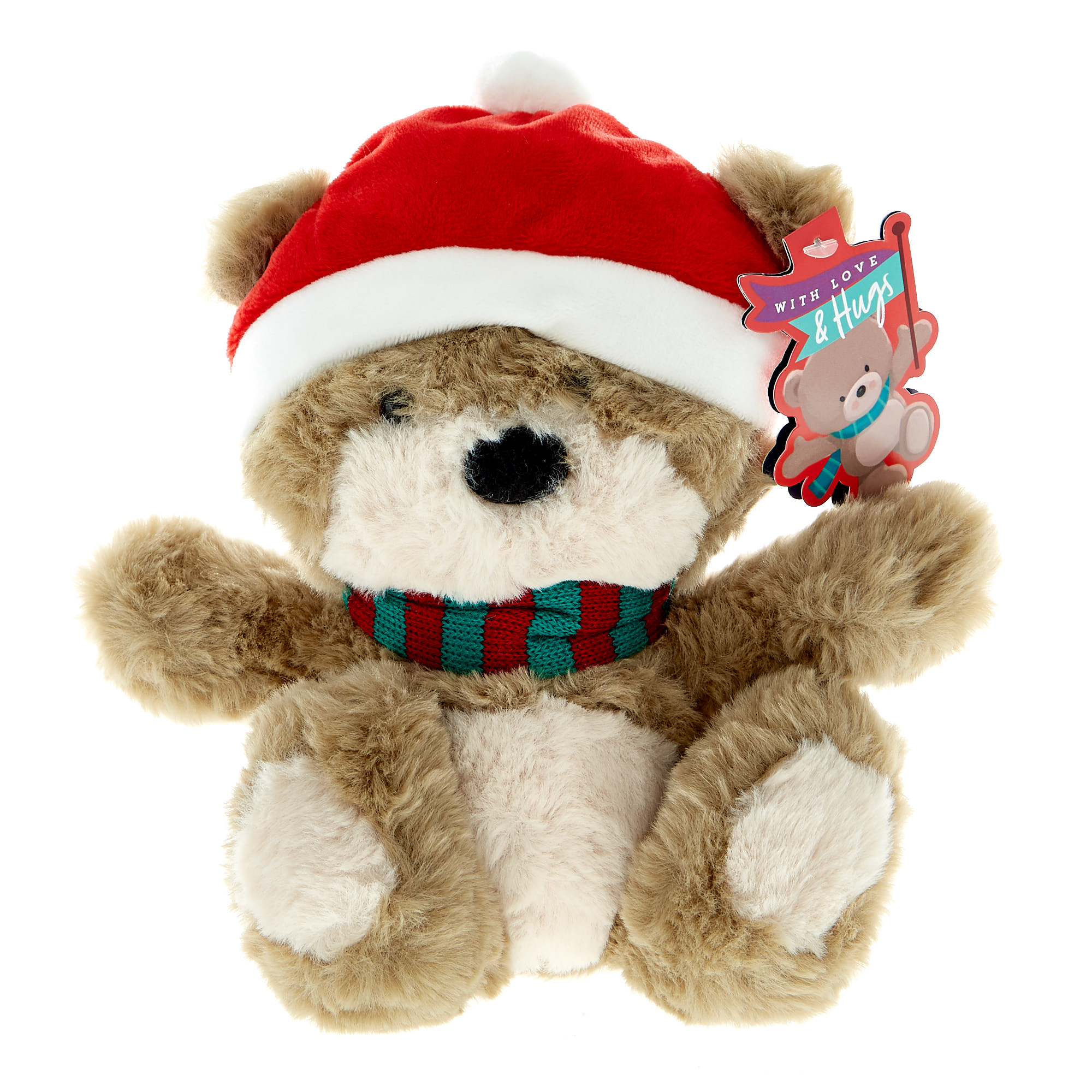 Winter Hugs Bear Christmas Soft Toy 