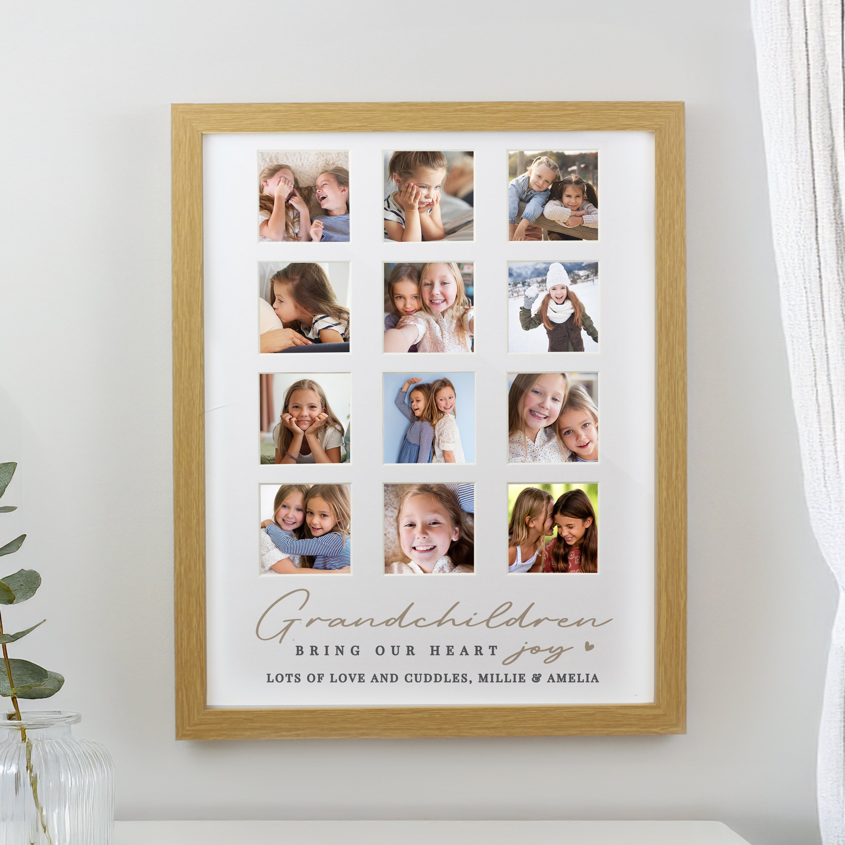 Personalised Multi-Insert Grandchildren Photo Frame