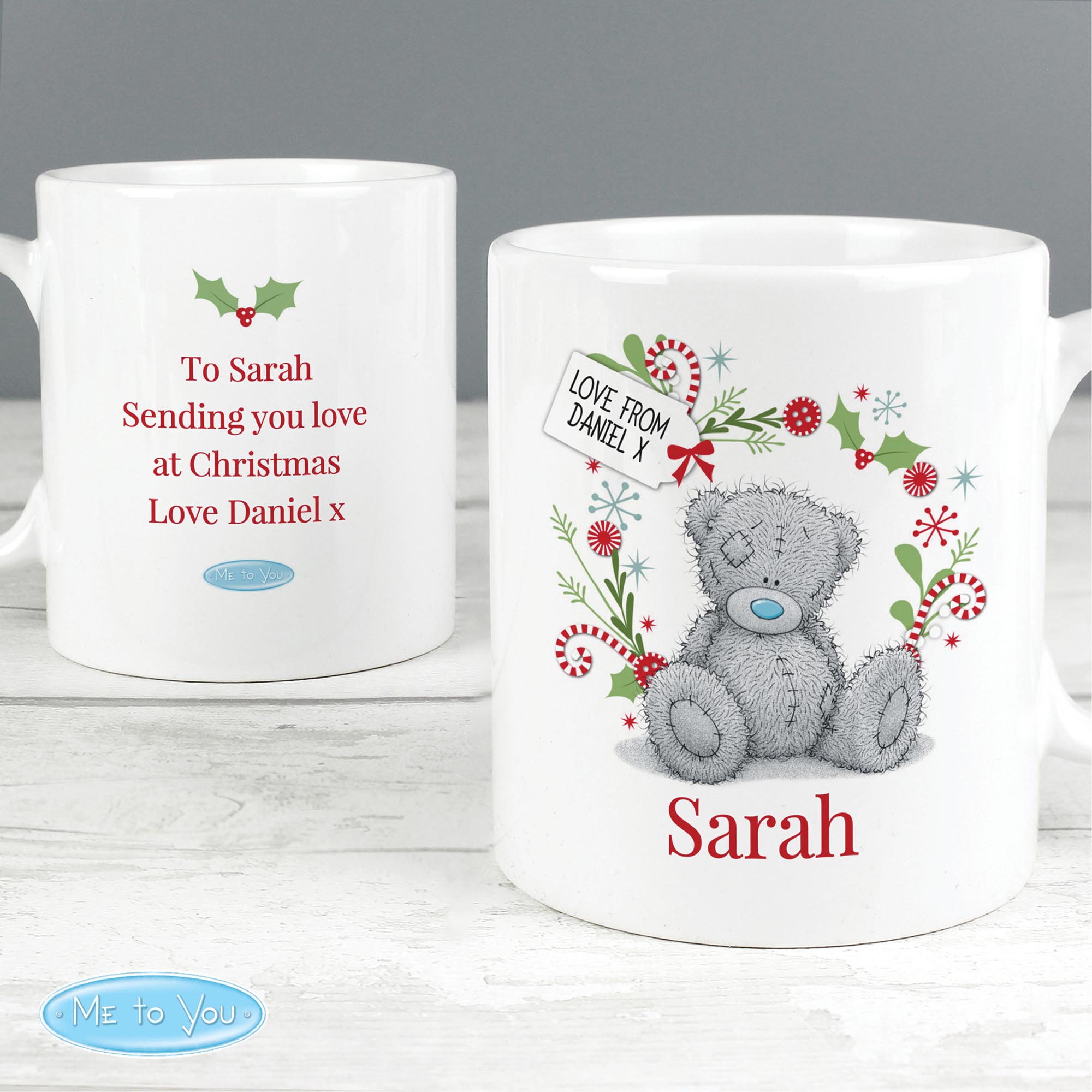 Personalised Me to You For Nan, Grandma or Mum Christmas Mug