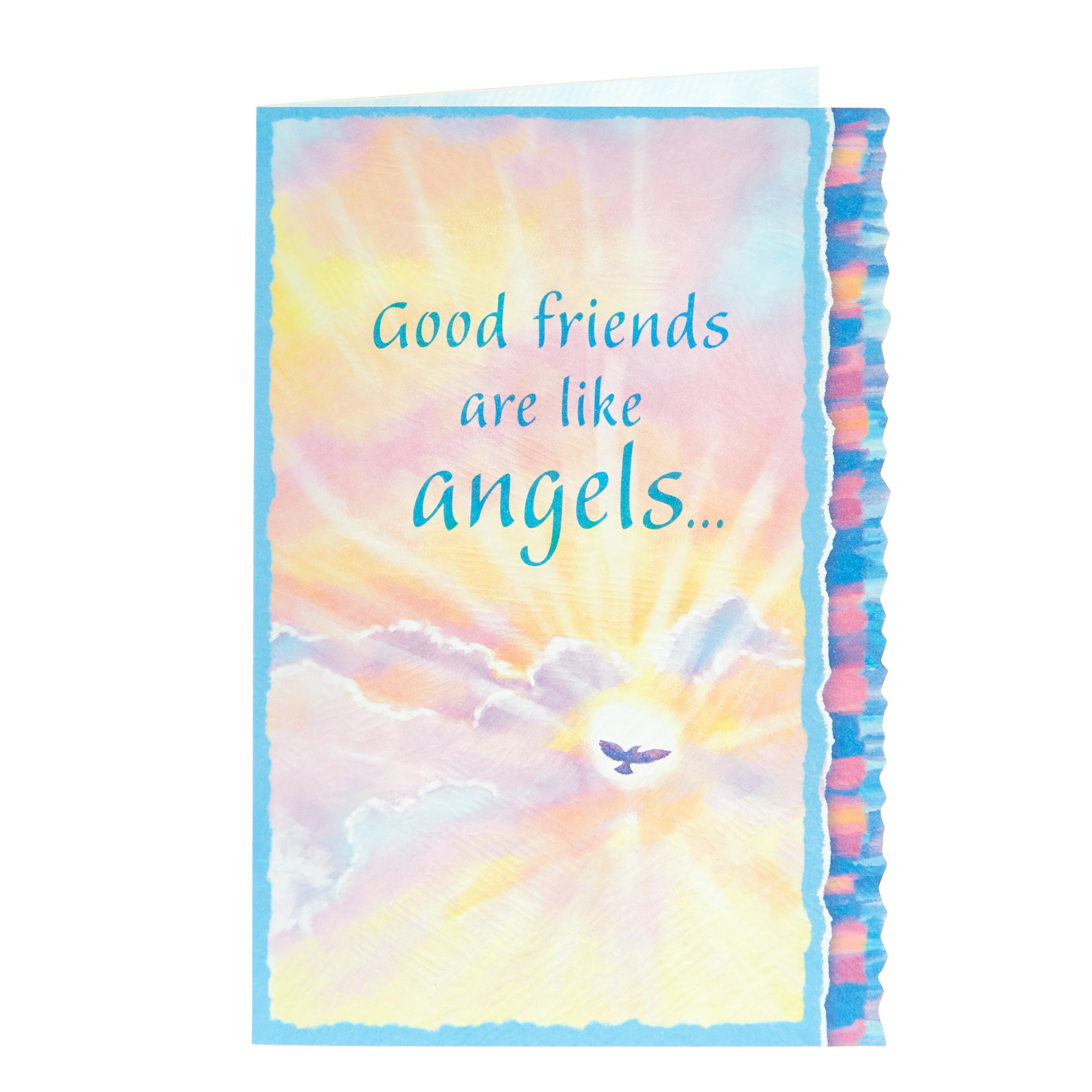 Blue Mountain Arts Card - Good Friends Are Like Angels 