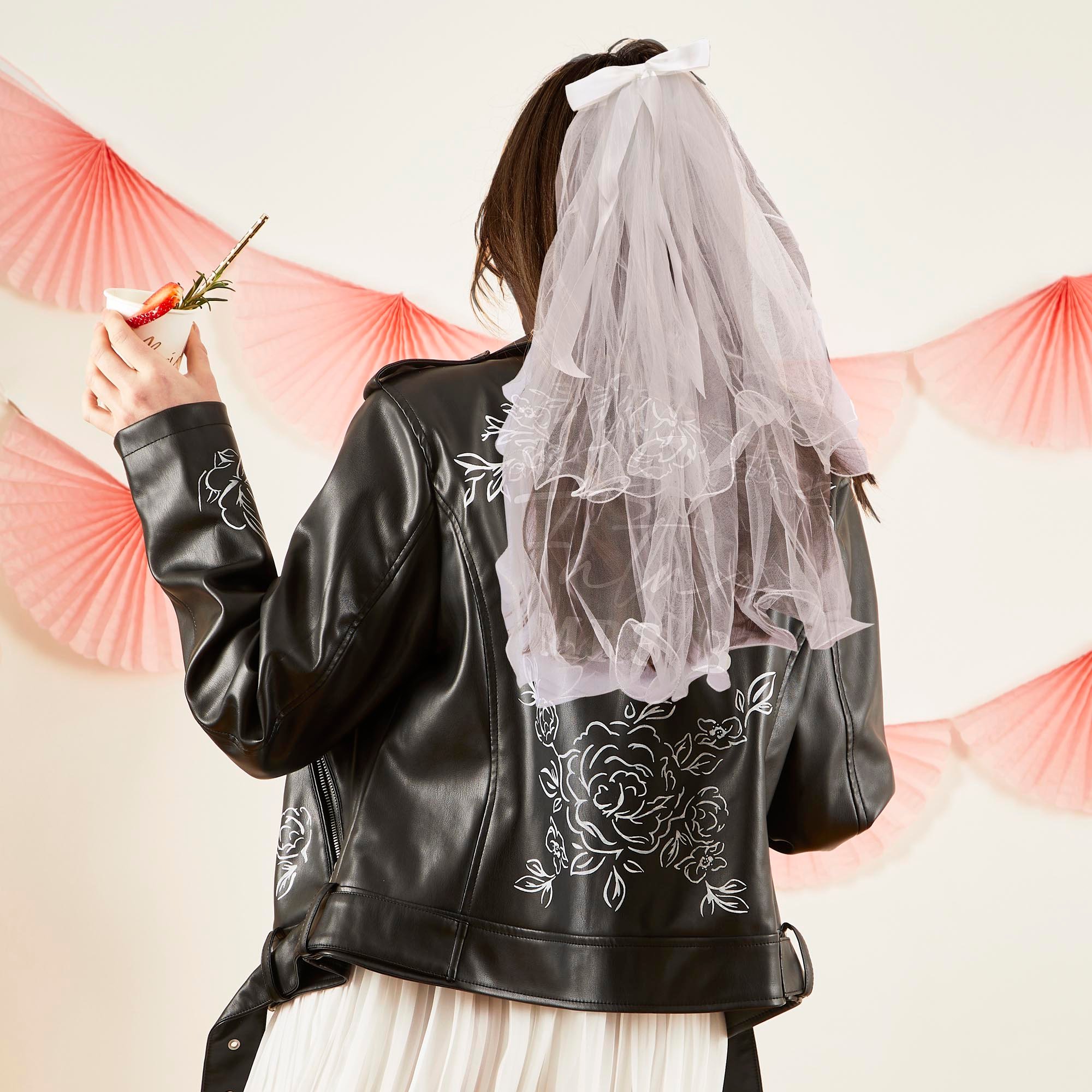 White Bow & Veil