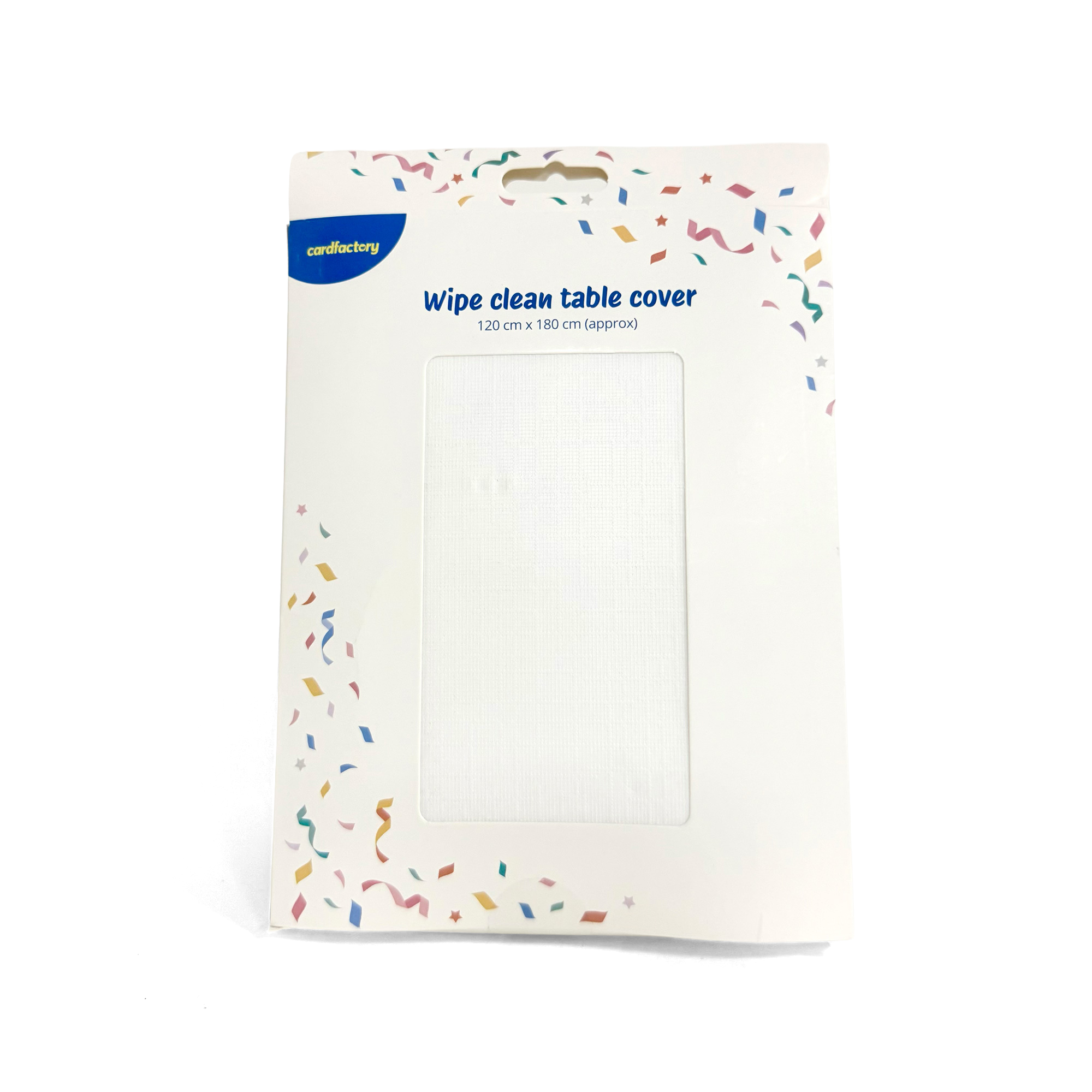 Wipe Clean White Table Cover