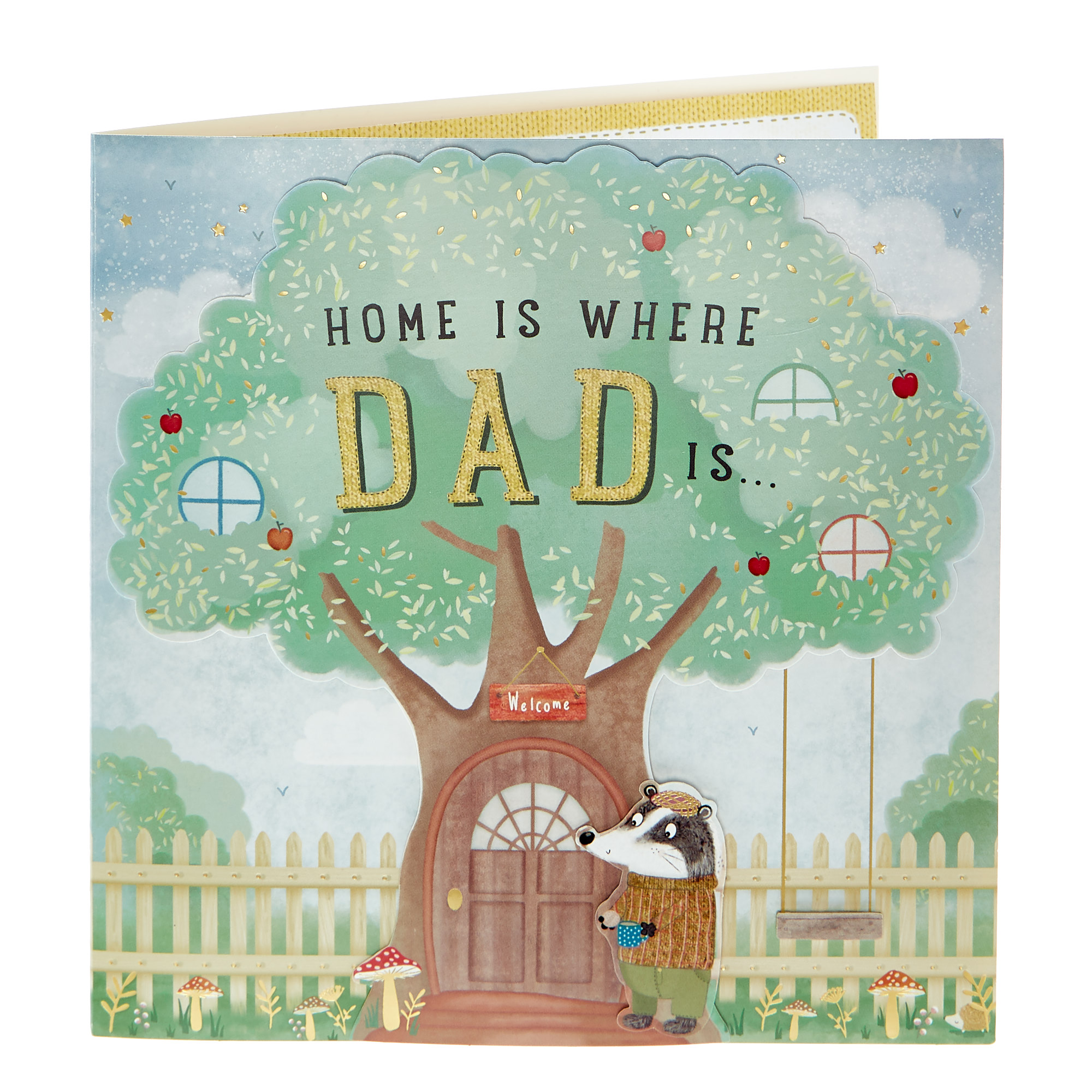 Boxed Father's Day Card - Home Is Where Dad Is