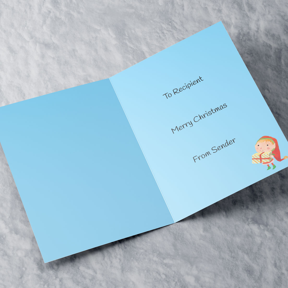 Personalised Christmas Card - Loading The Presents