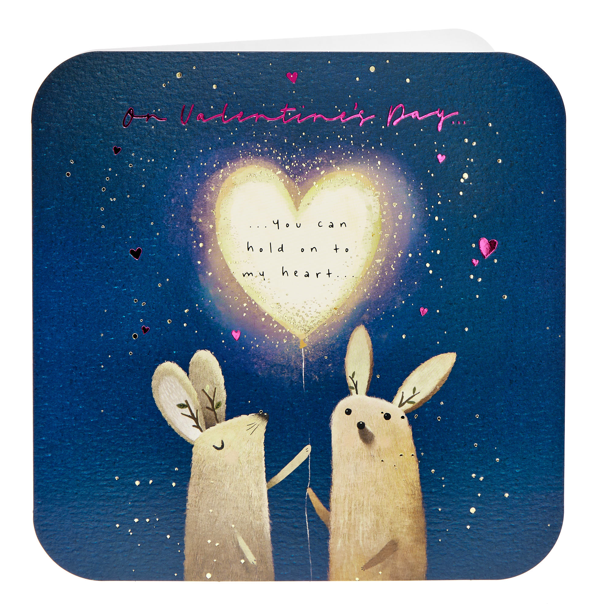 You Can Hold Onto My Heart Mice Valentine's Day Card