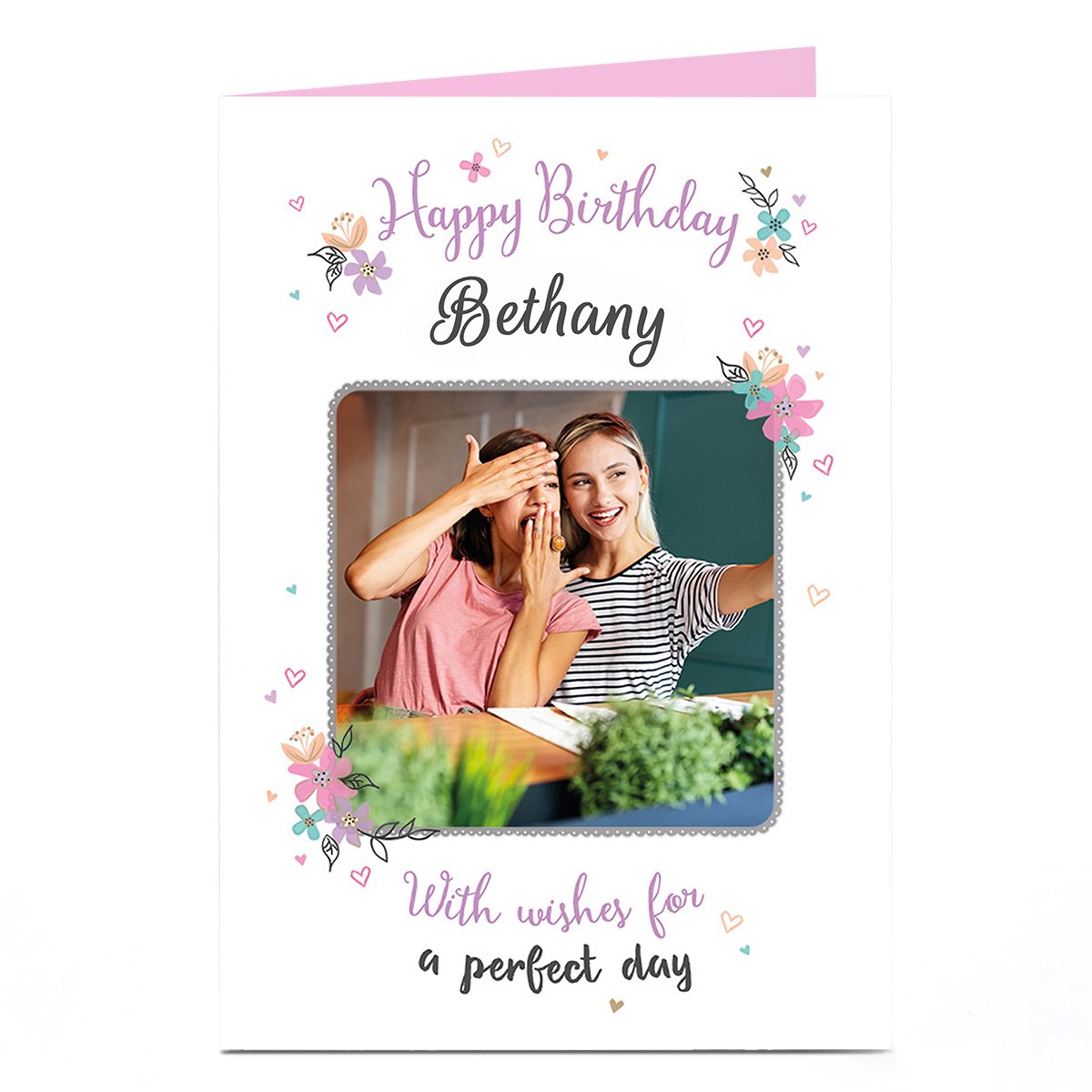Photo Birthday Card - A Perfect Day