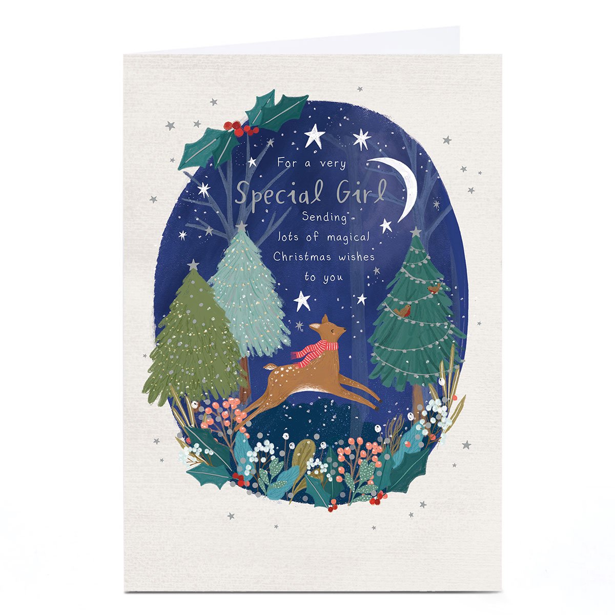 Christmas Card - For A Very Special Girl