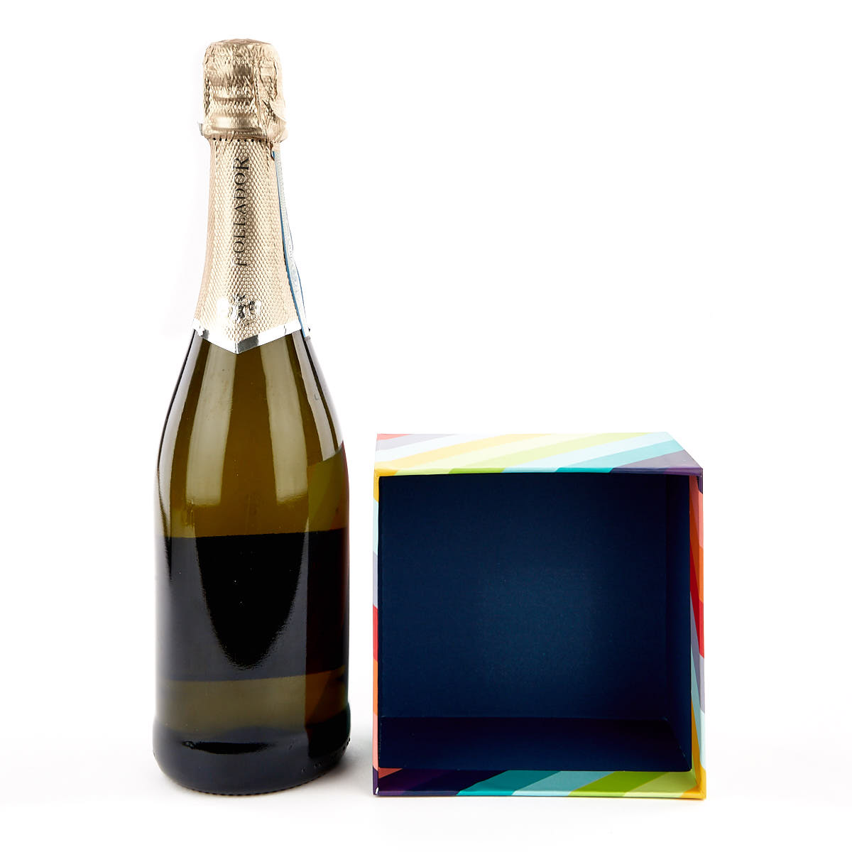 Luxury Gift Box Set Of Four - Rainbow Stripes