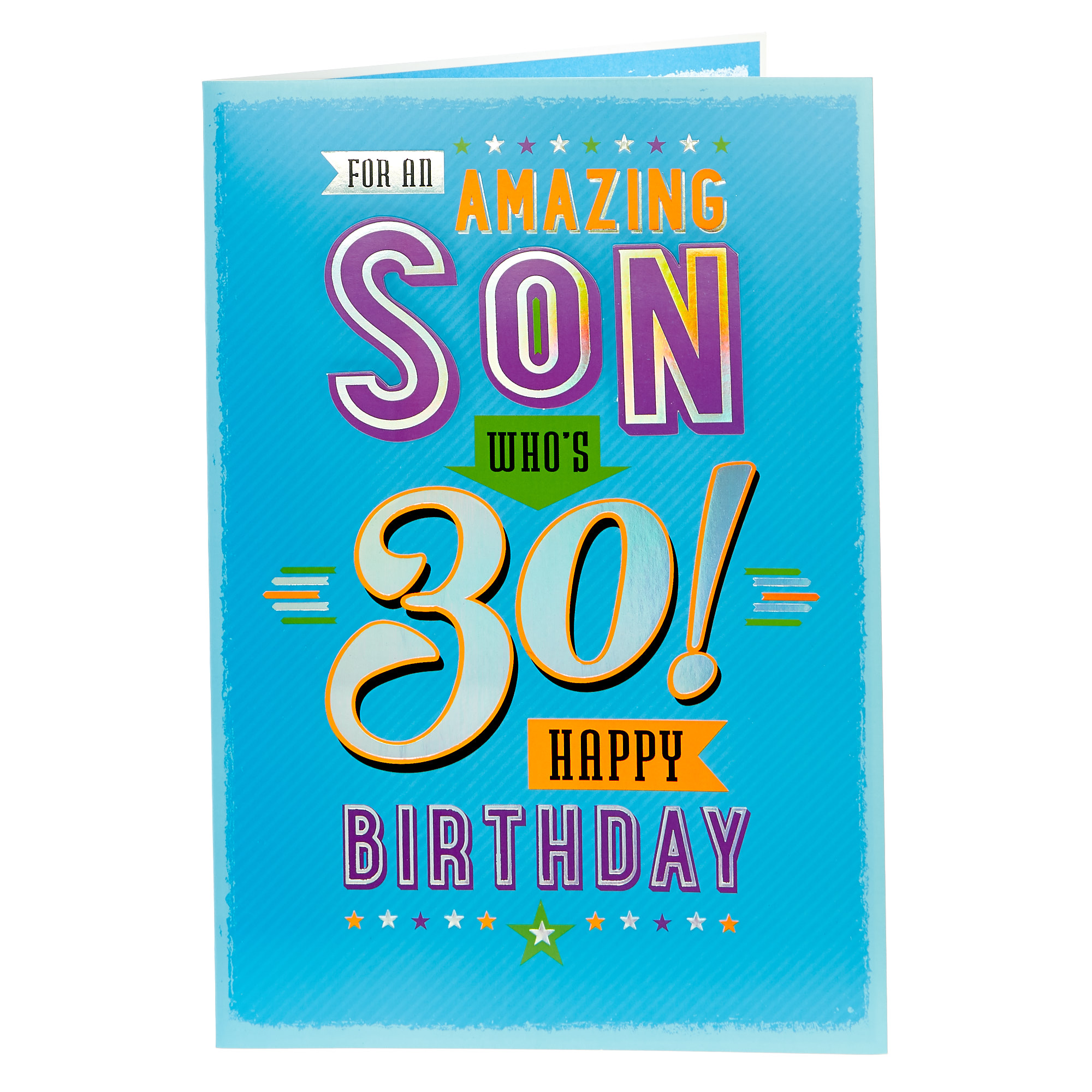 30th Birthday Card - Amazing Son