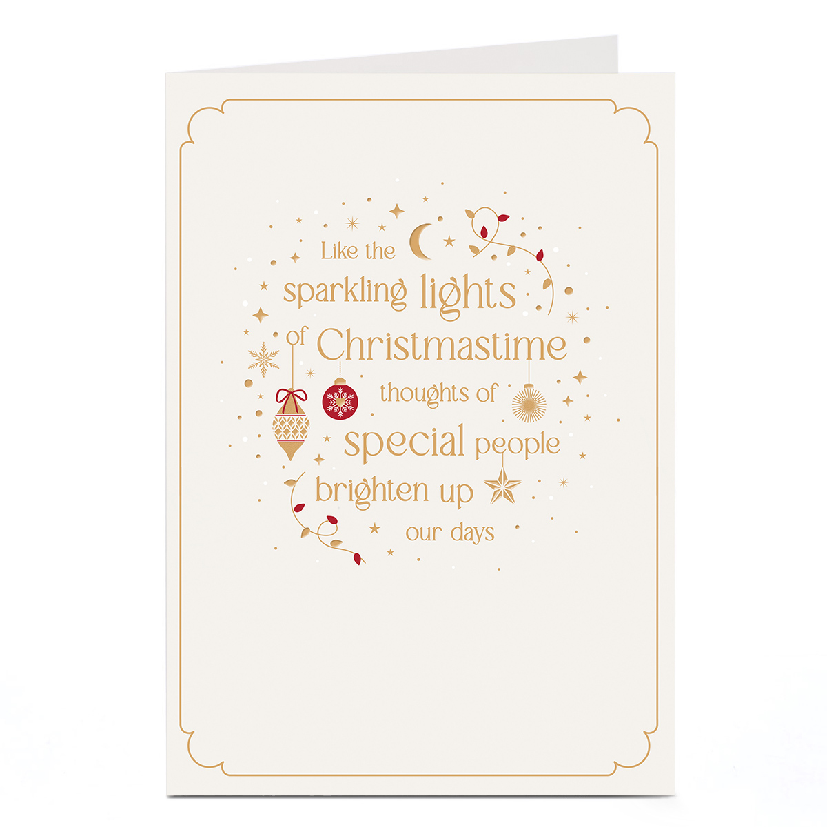 Christmas Card - Thoughts of Special People