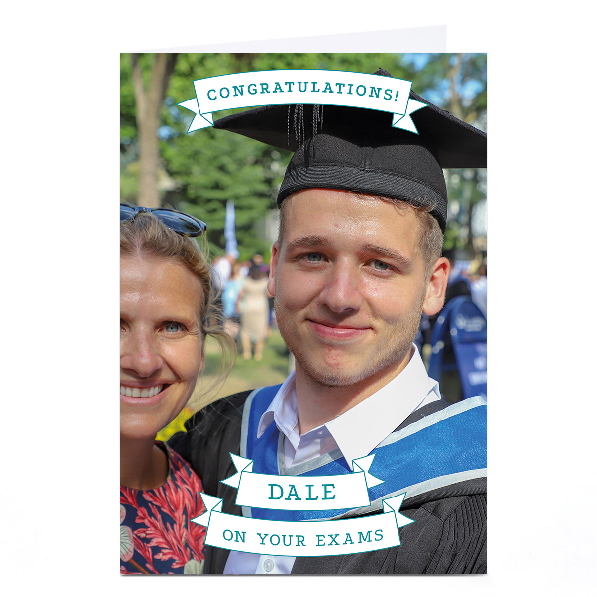 Personalised Photo Card - Large Photo Congratulations