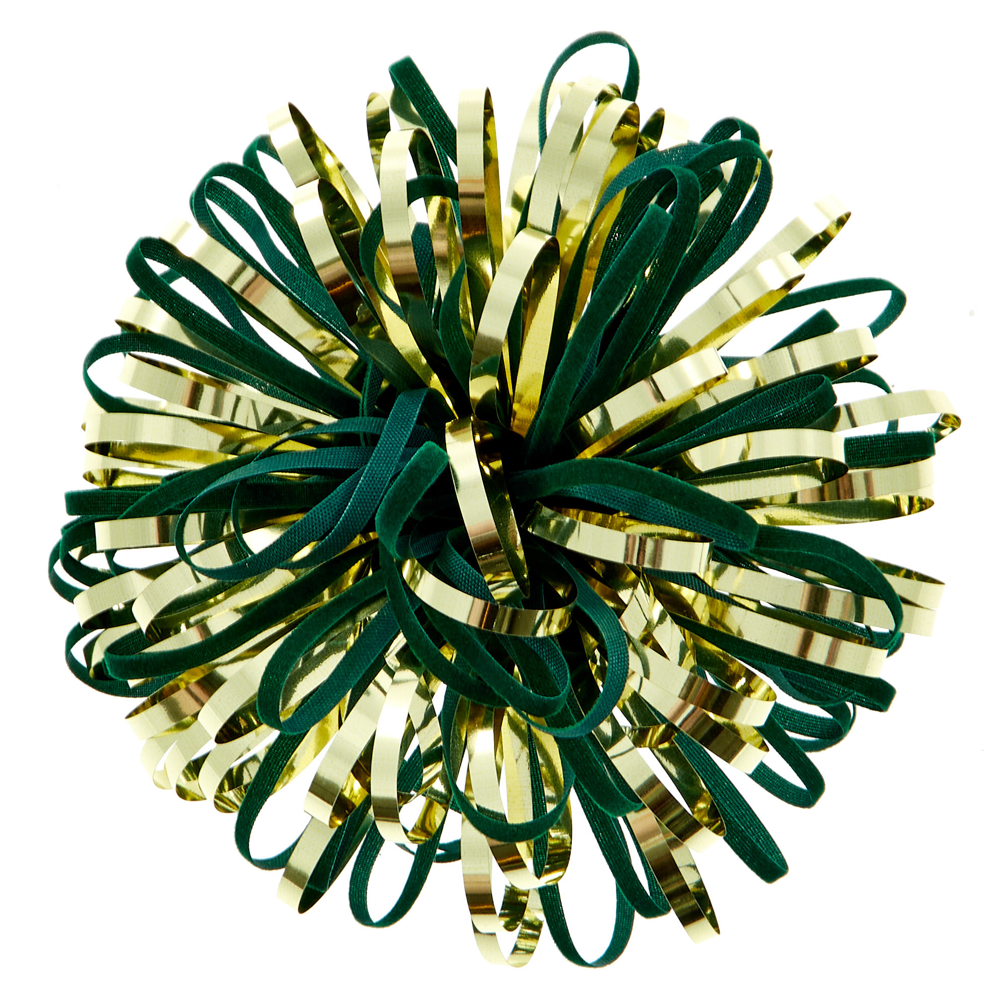 Luxury Gold & Green Gift Bow