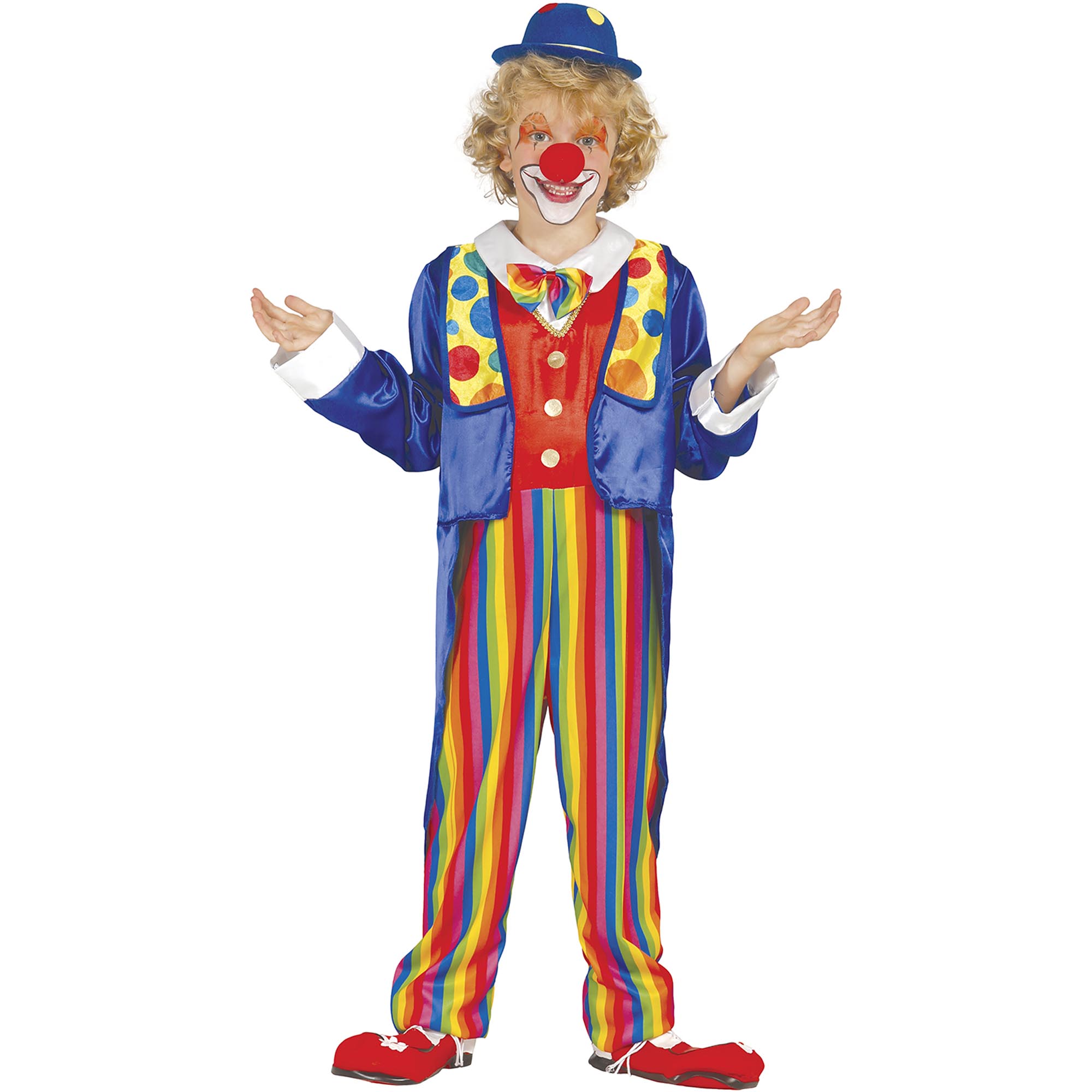Clown Boy Children's Fancy Dress Costume 