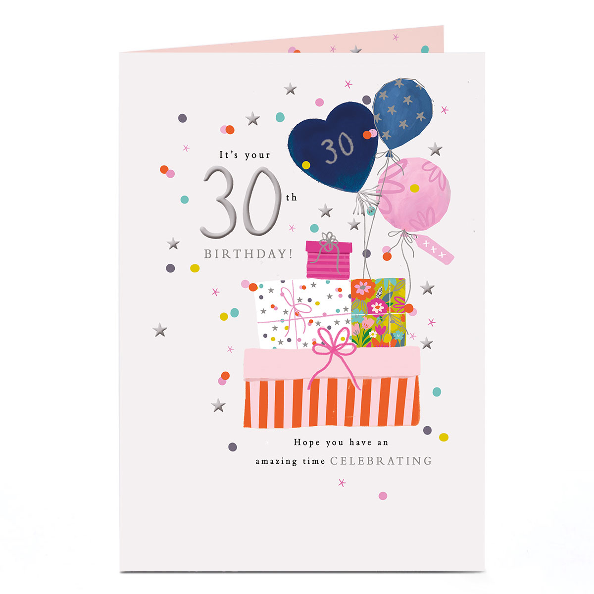 30th Birthday Card - Amazing Time and Even Better Decade Ahead