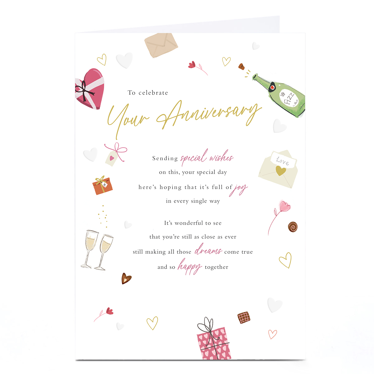 Anniversary Card - Making All Those Dreams Come True