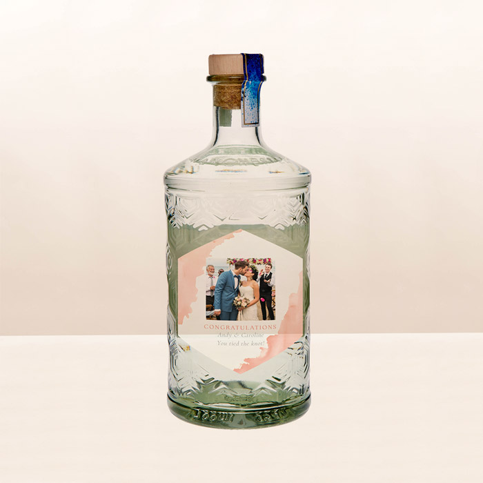 Personalised Photo Upload Sphere Vodka - Congratulations