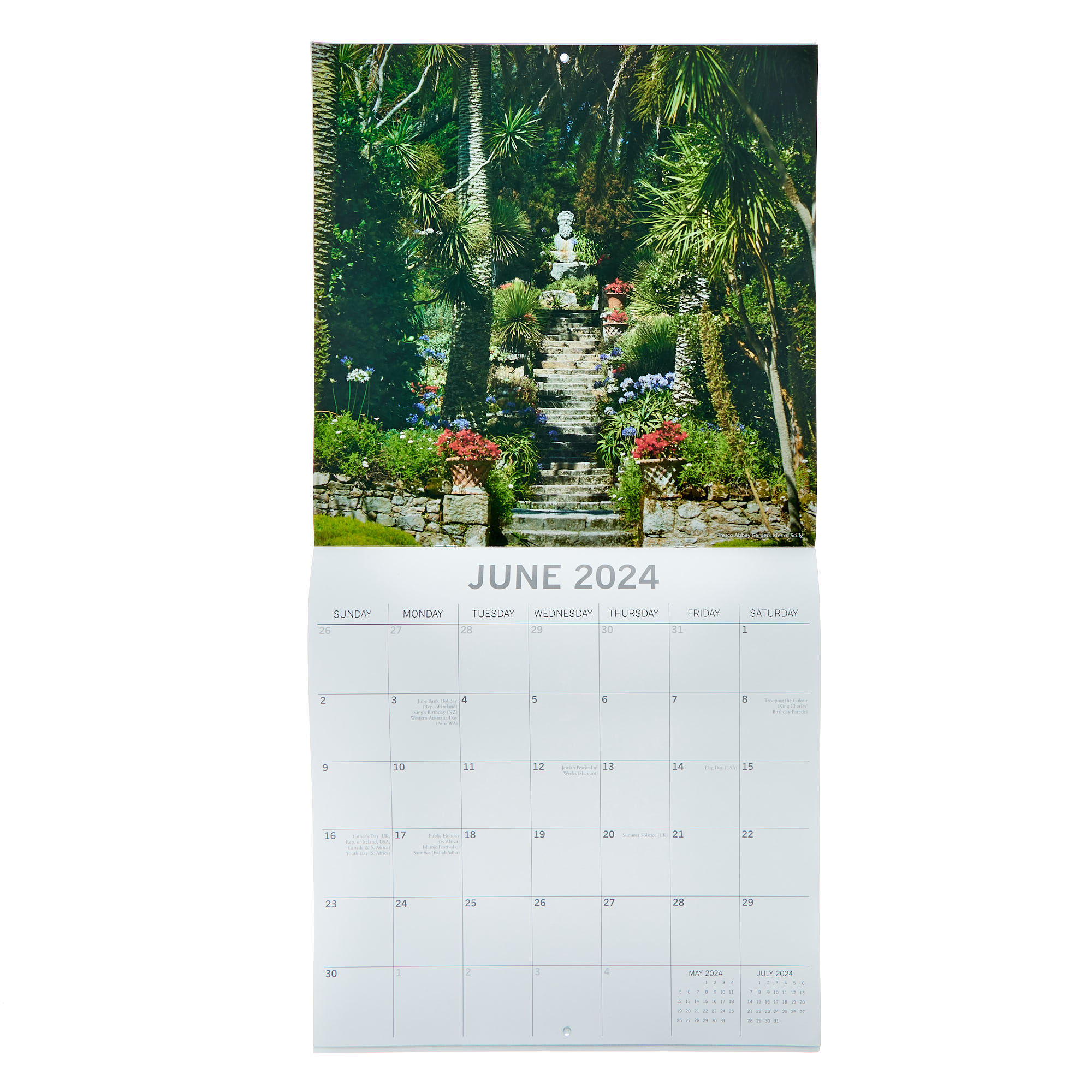 Great Gardens of England 16-Month 2024 Calendar