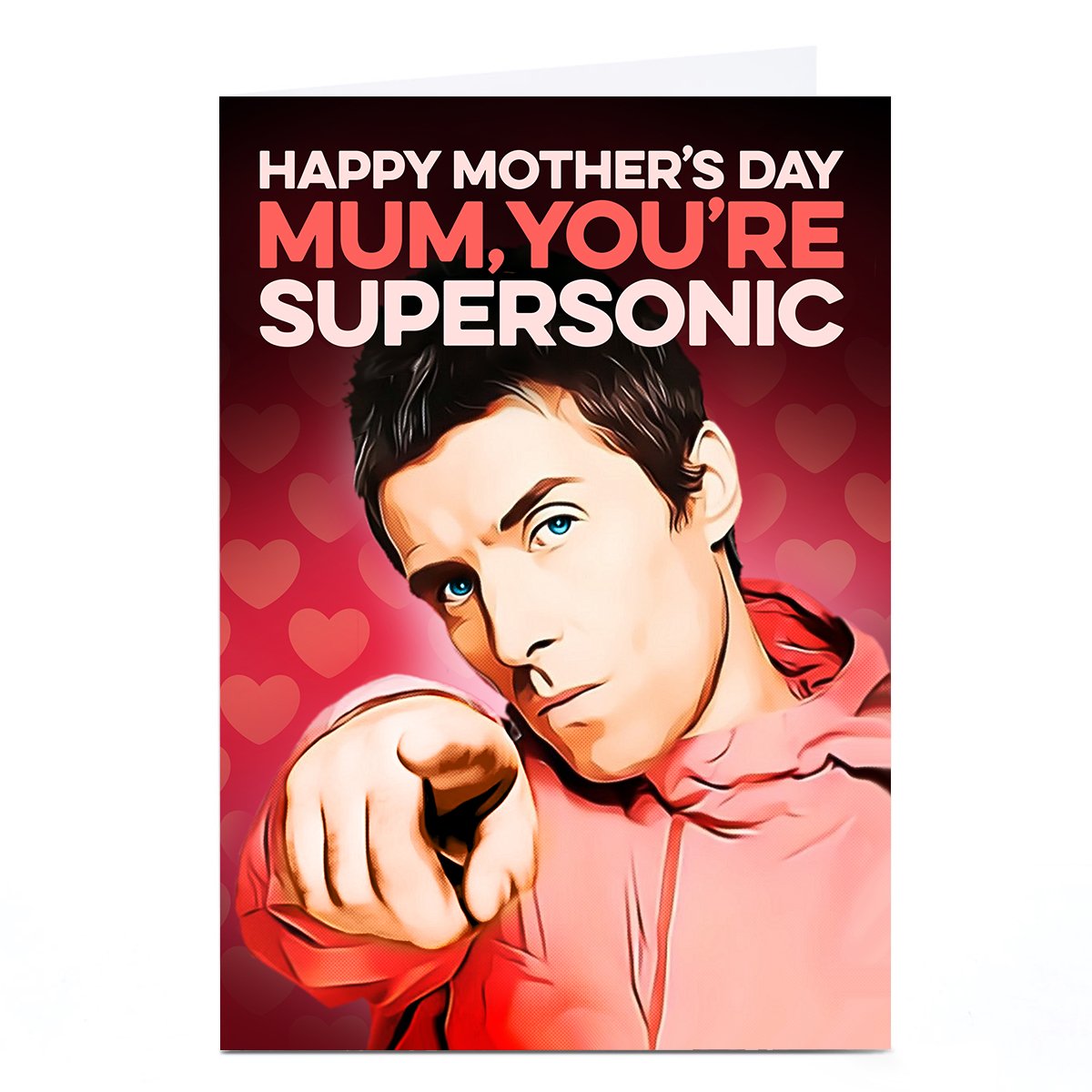 Personalised PG Quips Mother's Day Card - Mum, You're Supersonic