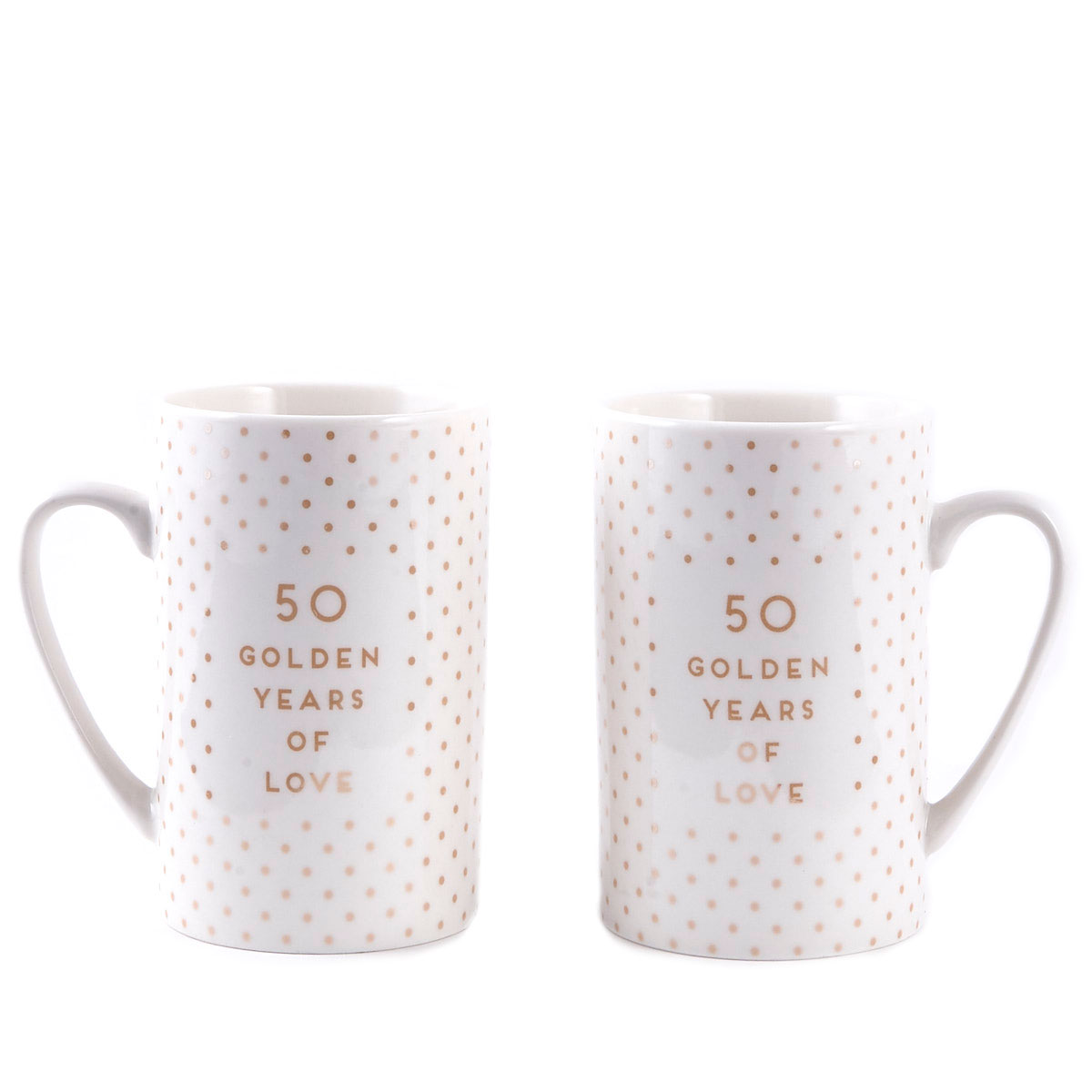 Golden Wedding 50th Anniversary Mugs