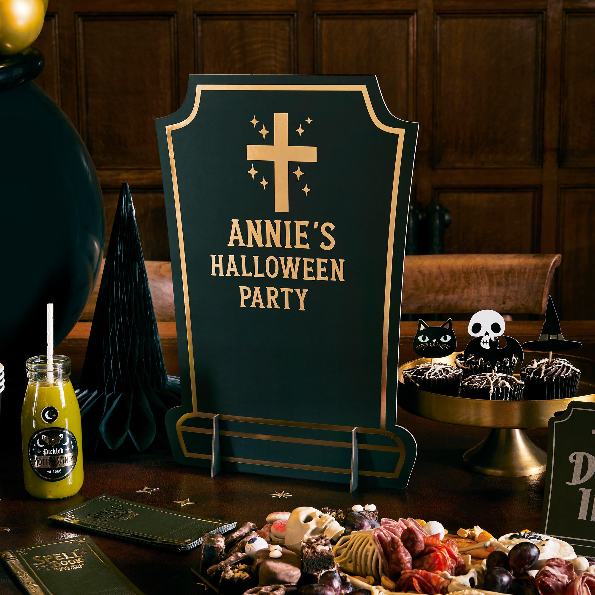 Gravestone Customisable Signs - Pack of 3