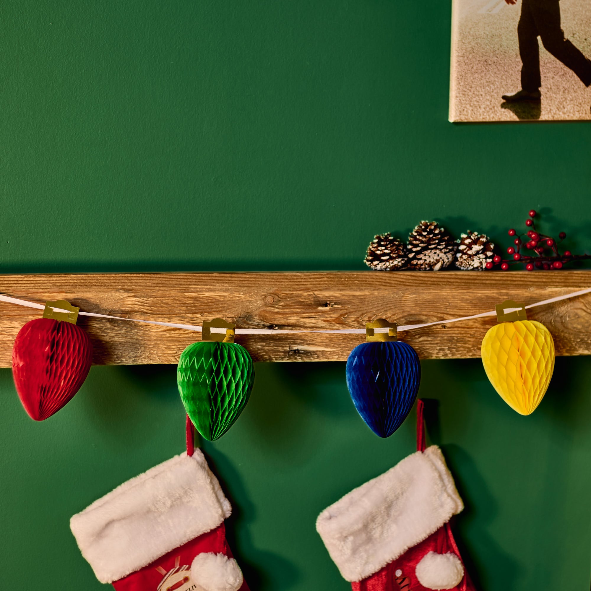 Honeycomb Fairy Lights Garland