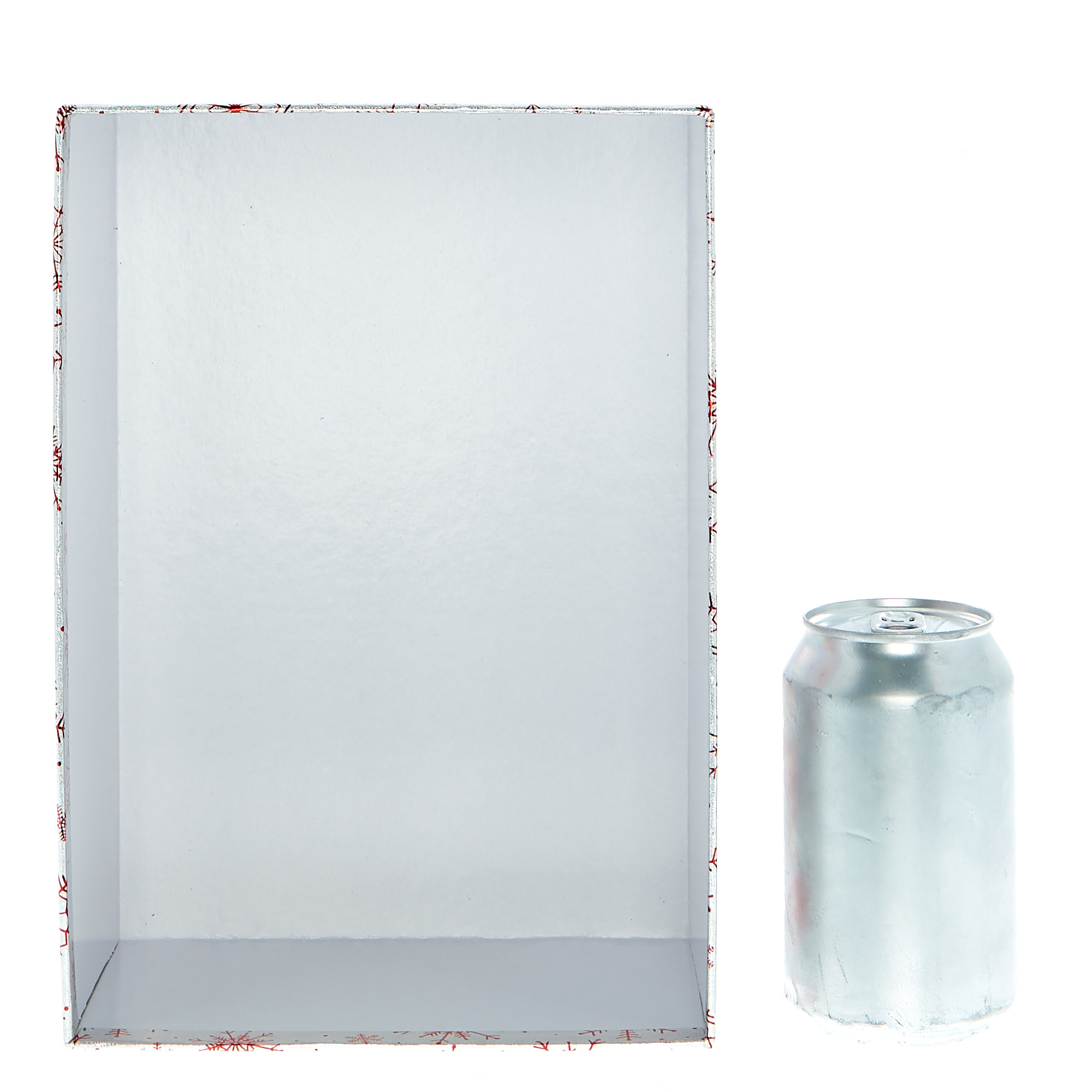 Holographic Silver Christmas Gift Boxes - Set Of 3 