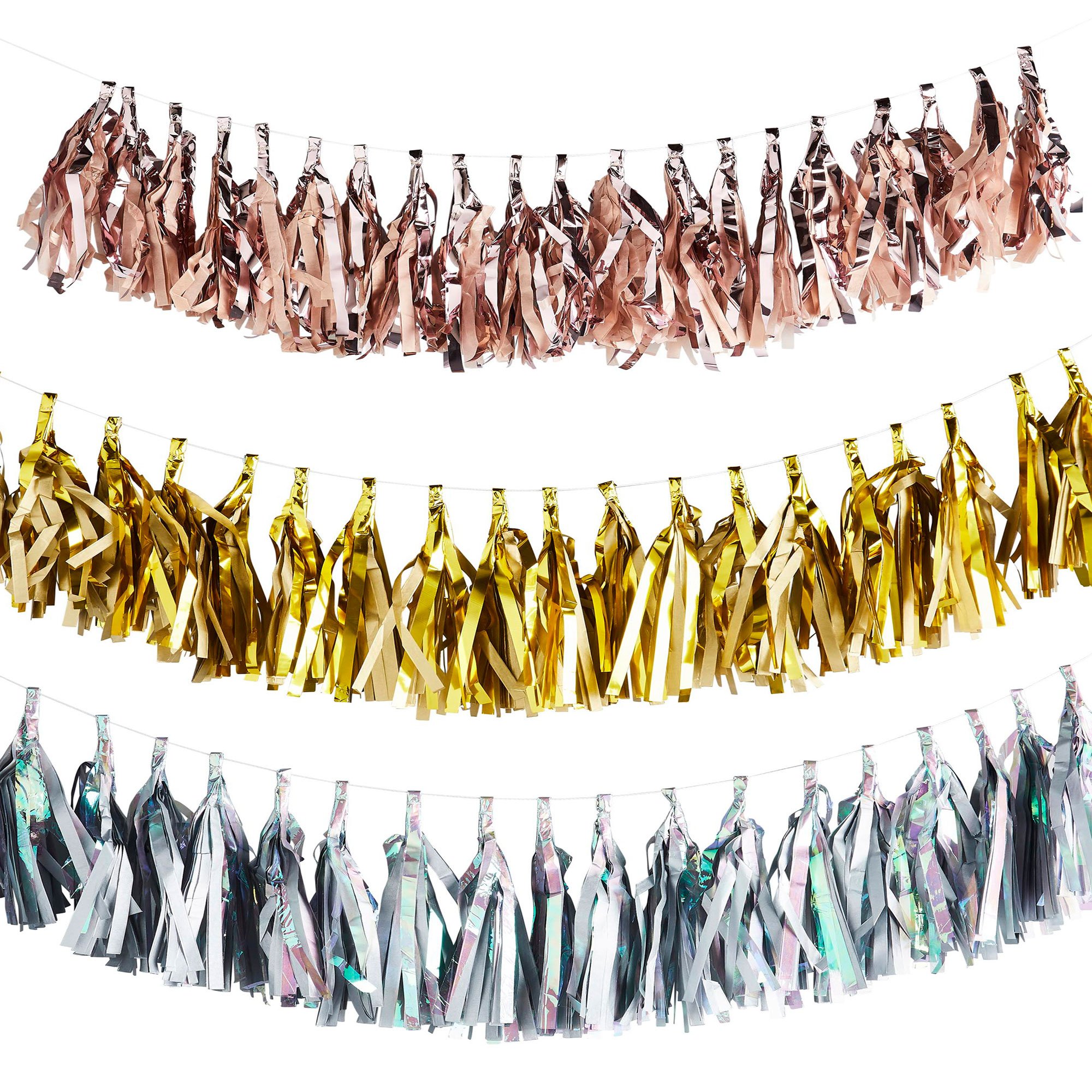 Metallic Tassel Garland (3 Colour Options)