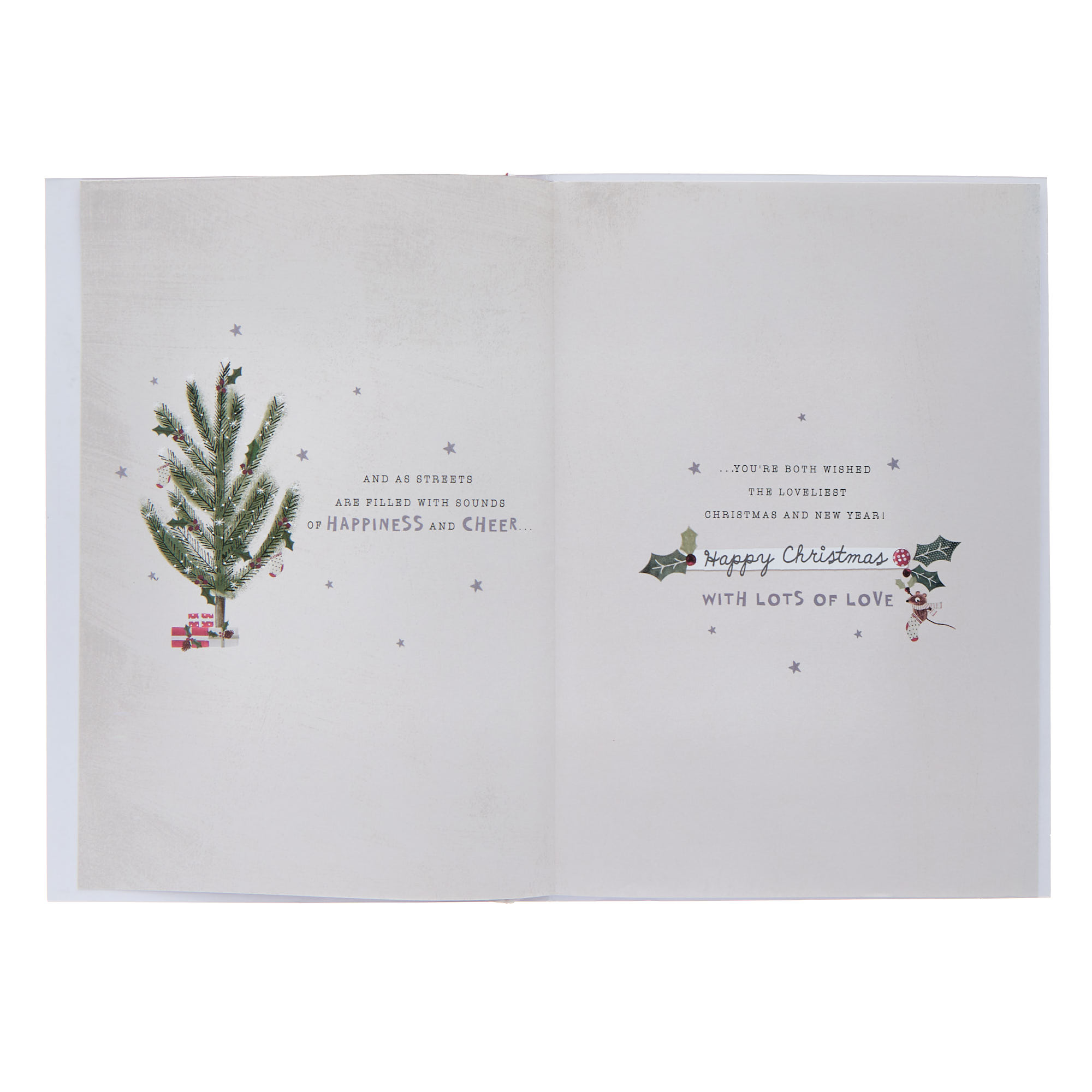 Nan & Grandad Woodland Creatures Christmas Card
