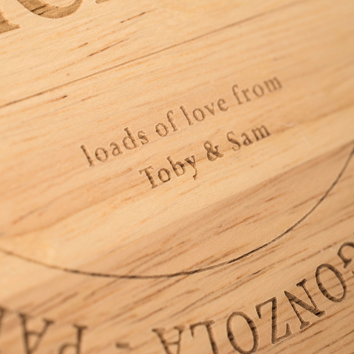 Personalised Engraved Wooden Cheeseboard Set - Cheese Connoisseur