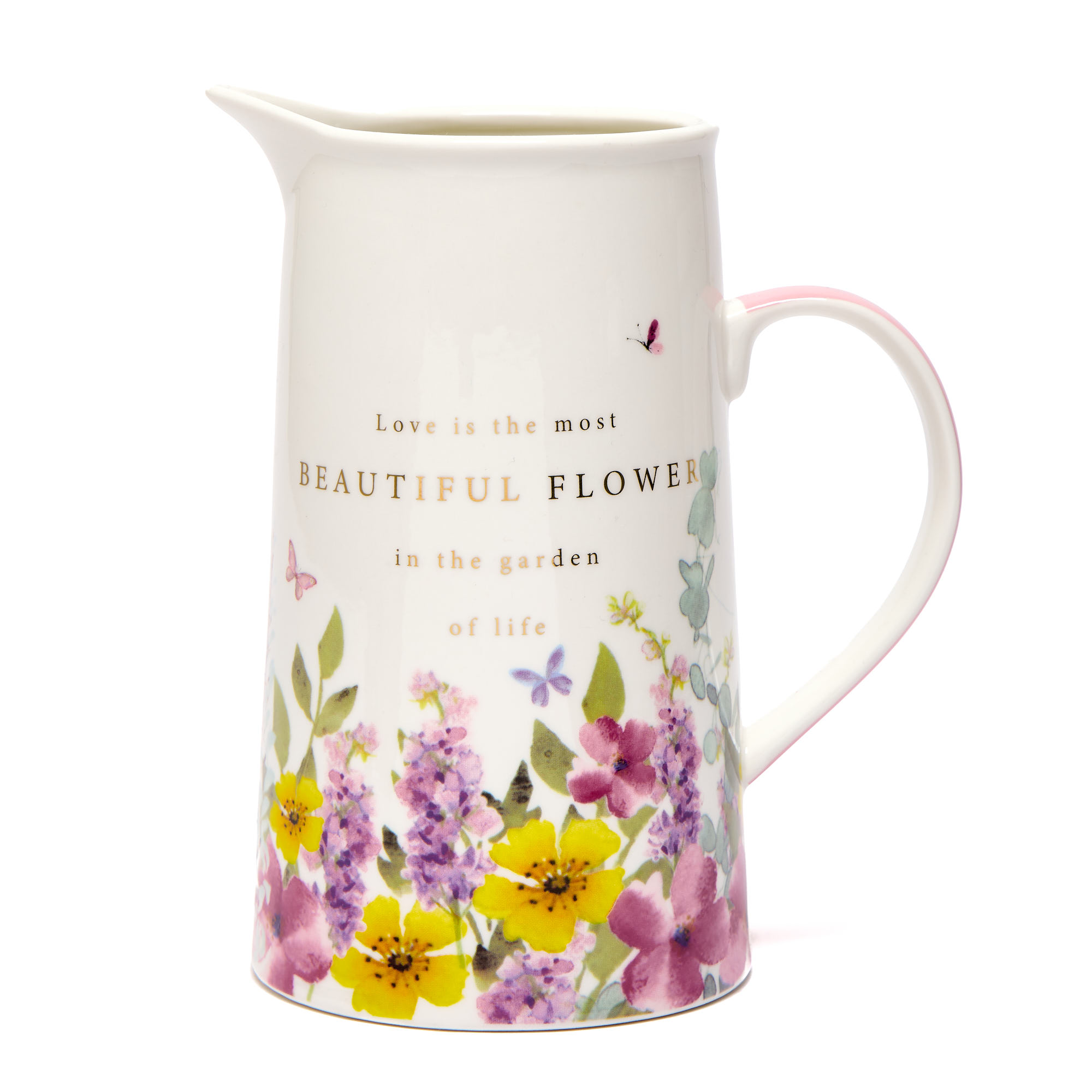 Love Is The Most Beautiful Flower Vase