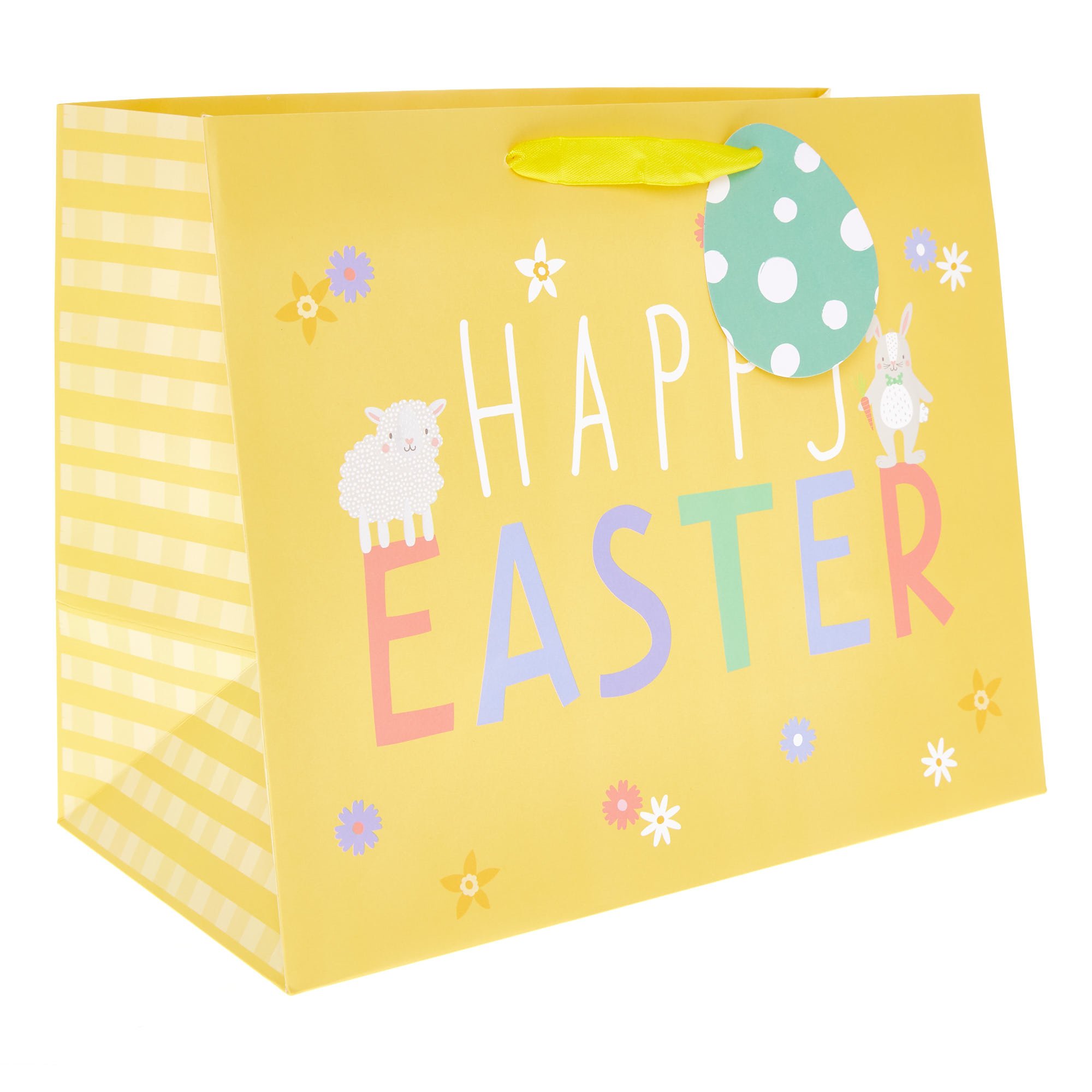 Happy Easter Large Landscape Gift Bag