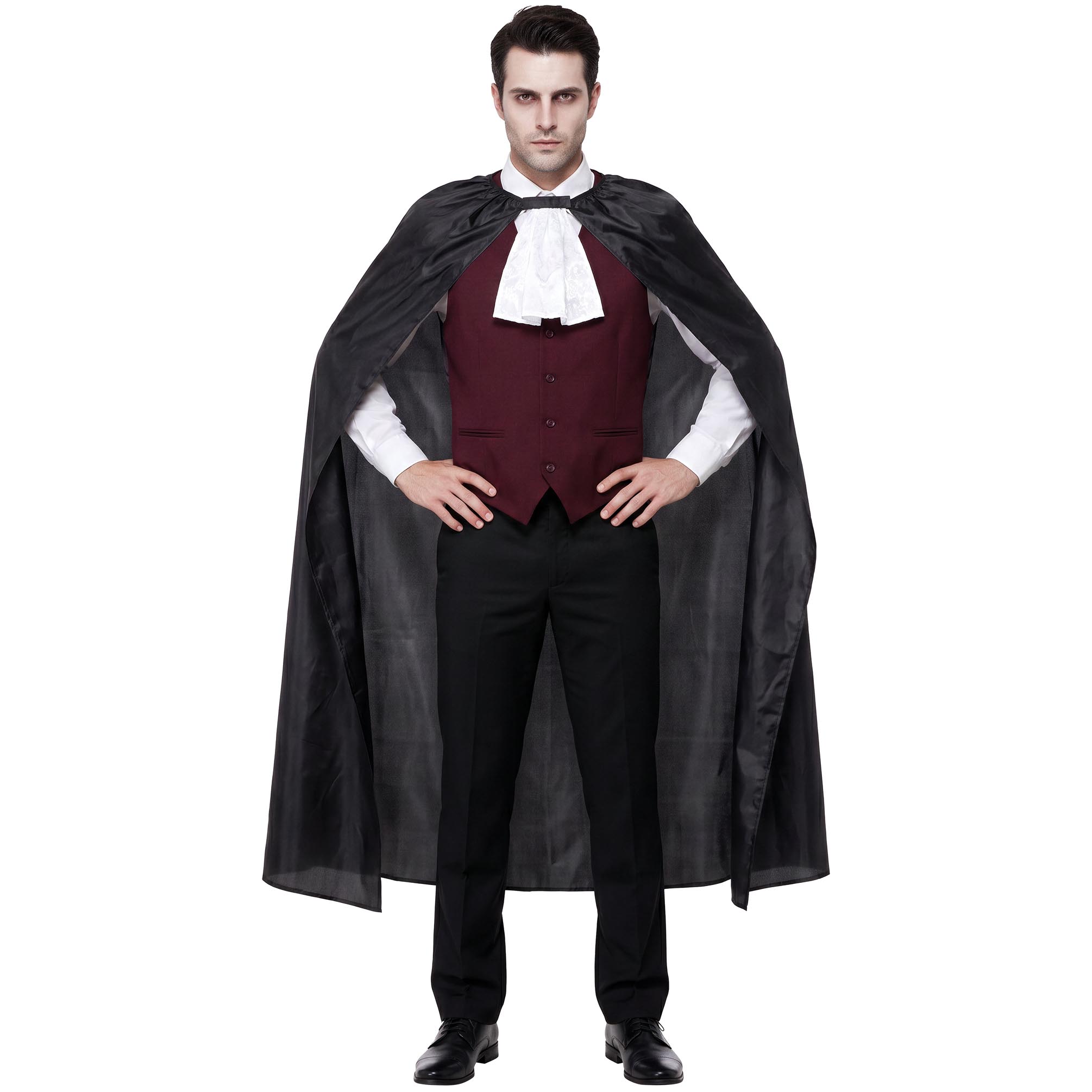Fancy Dress Adult's Black Cape