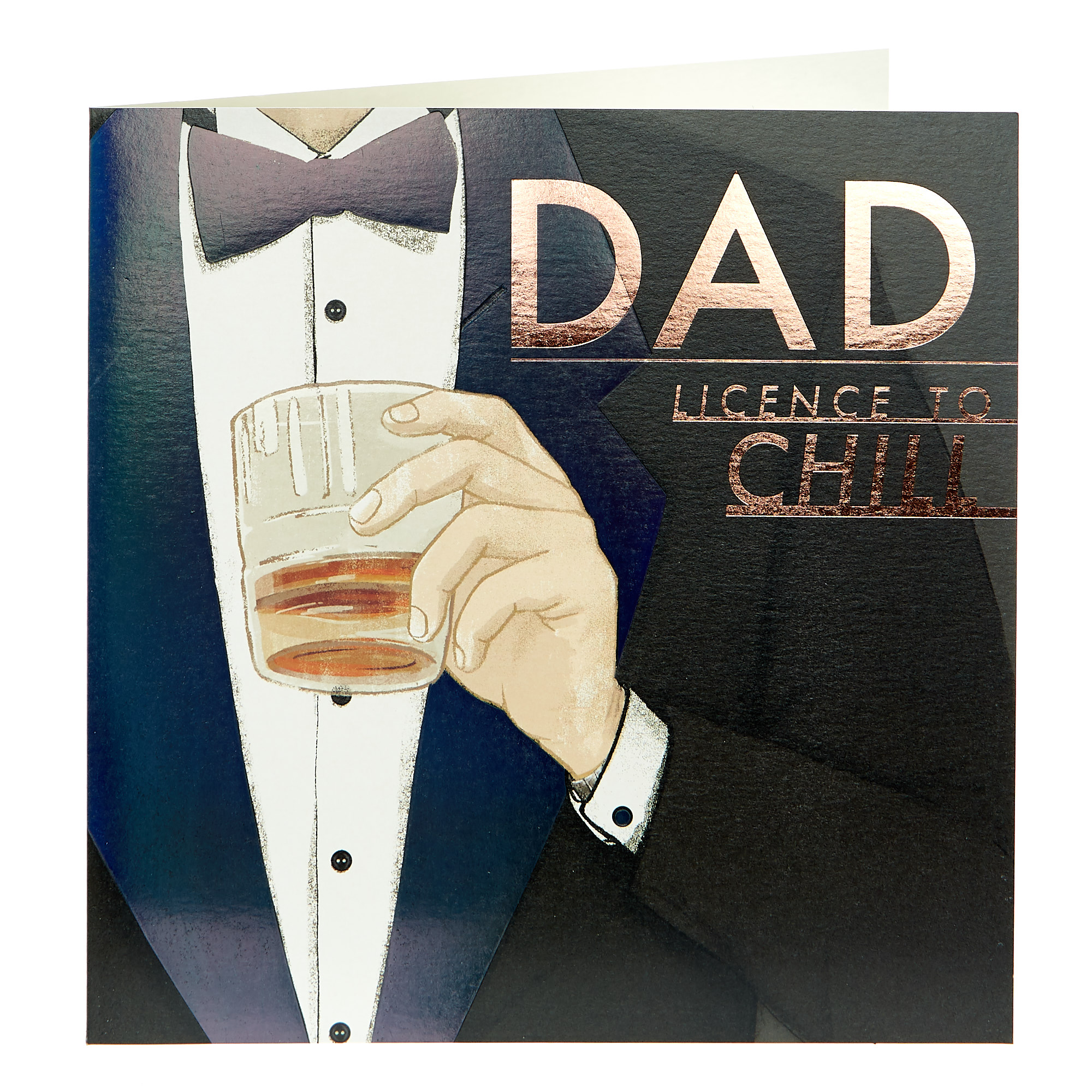 Platinum Collection Father's Day Card - Dad, License To Chill