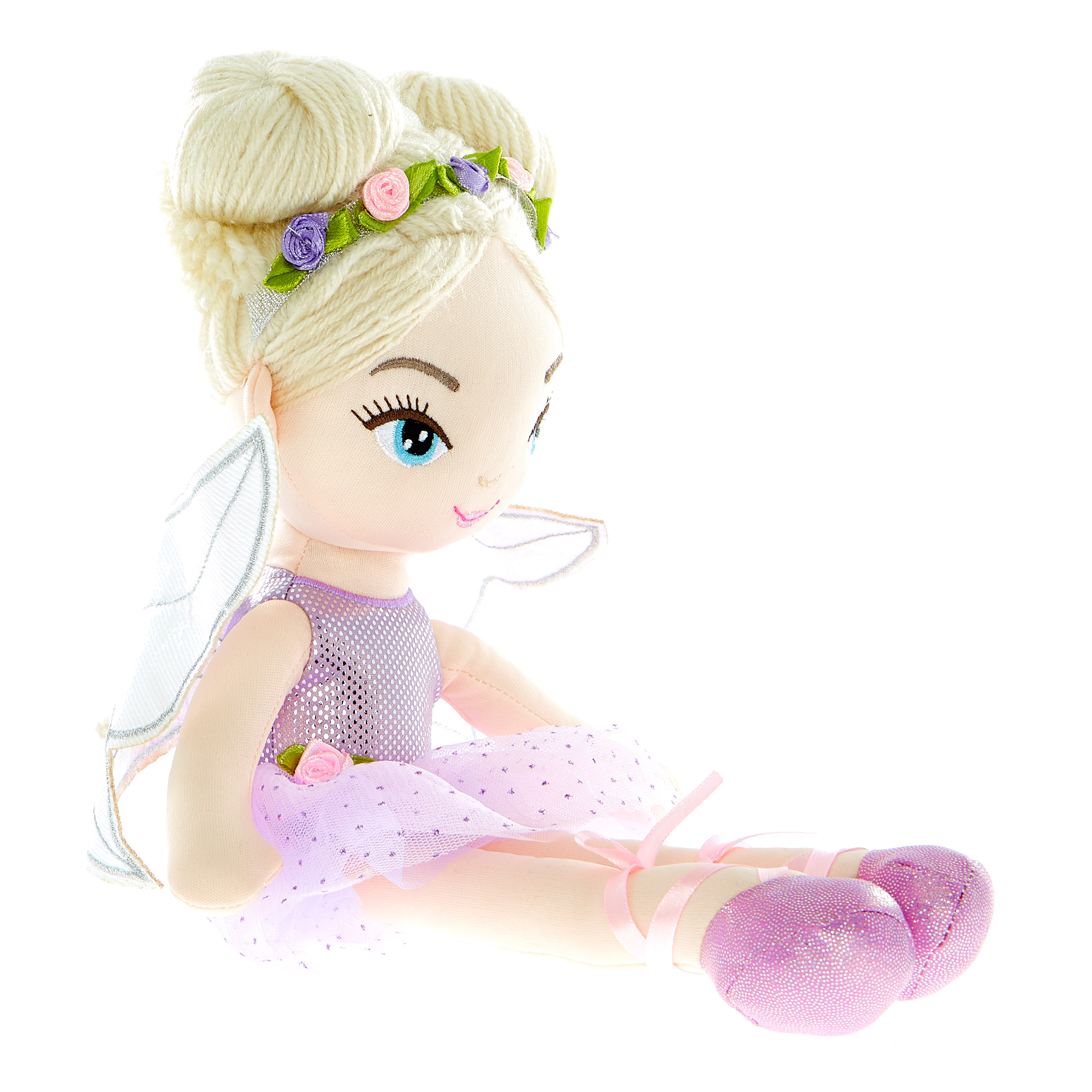 Lilac Enchanted Fairy Plush Doll