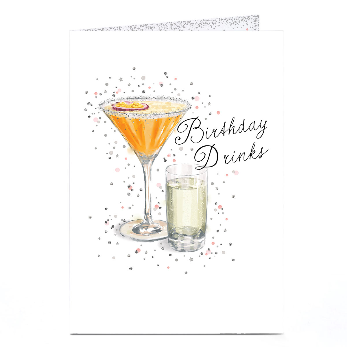 Birthday Card - Birthday Drinks Cocktails