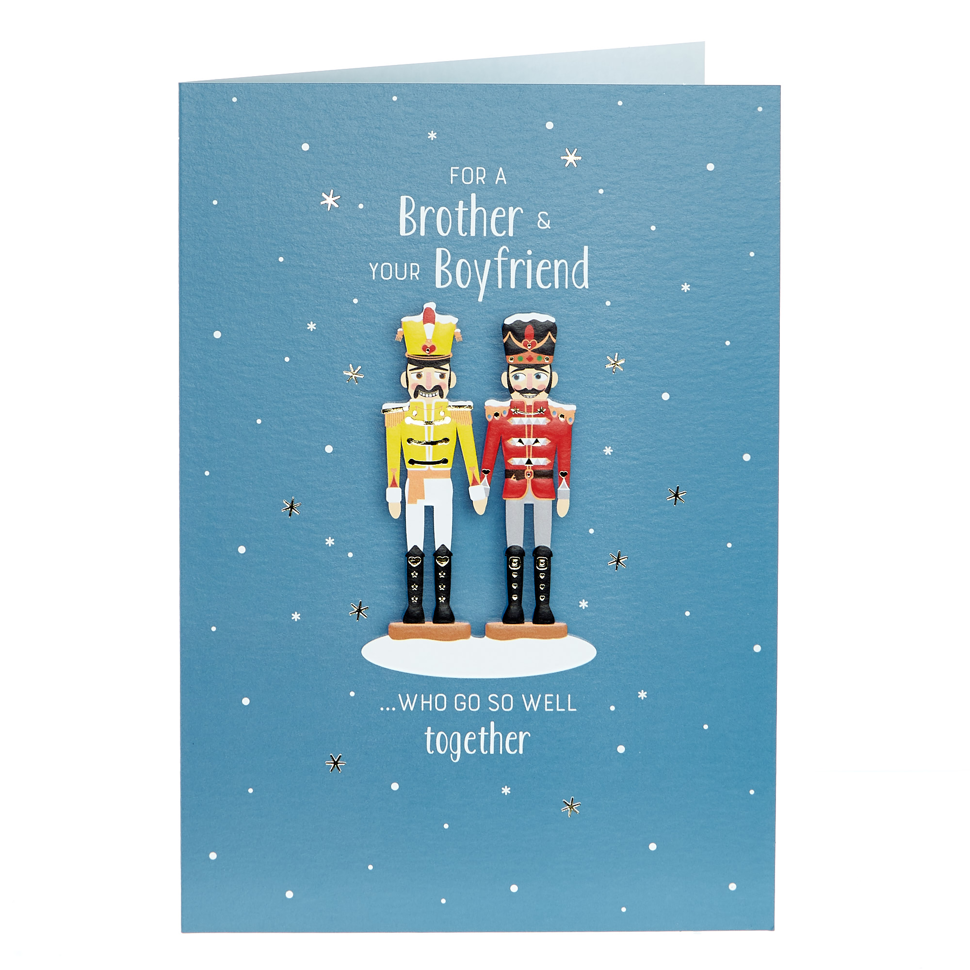 Christmas Card - Brother & Boyfriend Nutcrackers